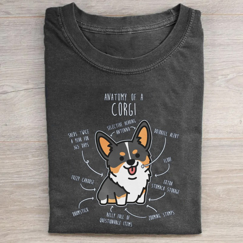 Corgi T-Shirt Anatomy Of A Corgi T-Shirt Funny Father'S Day Gifts Corgi T-Shirt Anatomy Of A Corgi T-Shirt Funny Father'S Day Gifts
