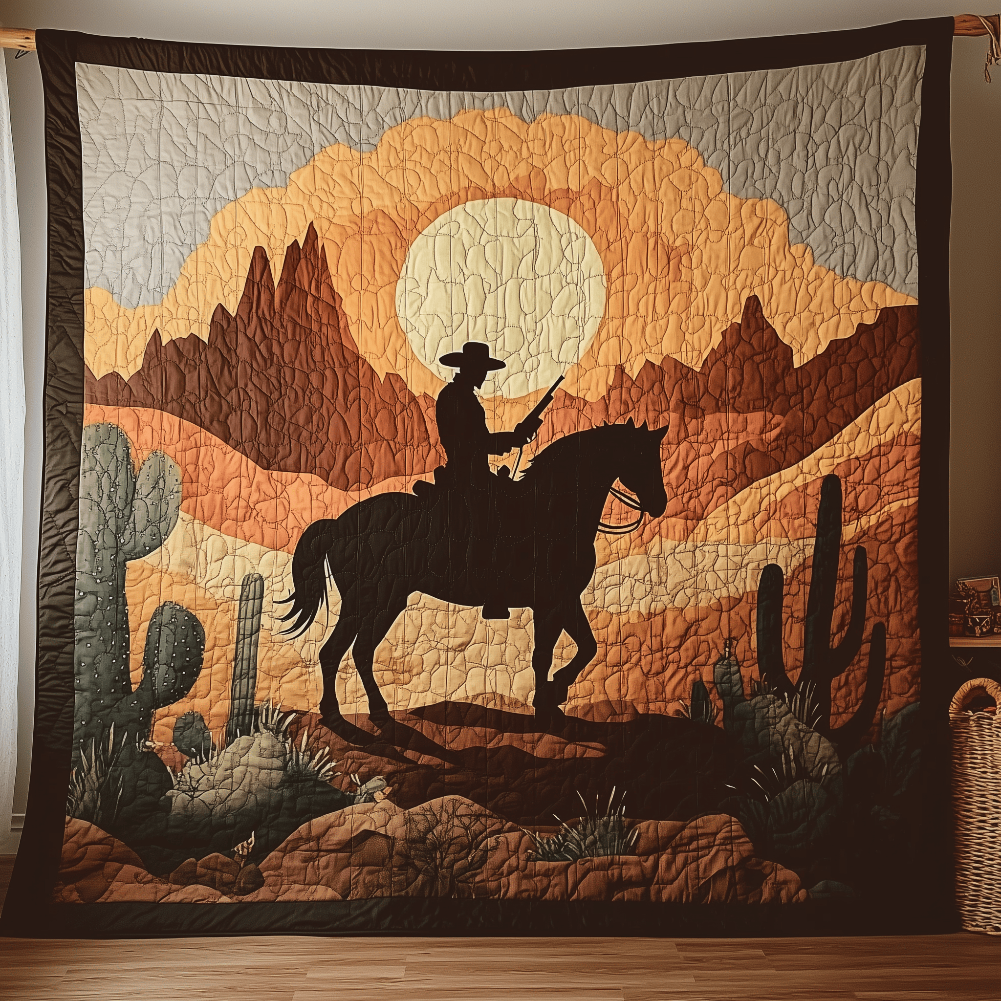 Cowboy Life Quilted Blanket A Blanket That Makes Family Nights Extra Special Cowboy Life Quilted Blanket A Blanket That Makes Family Nights Extra Special