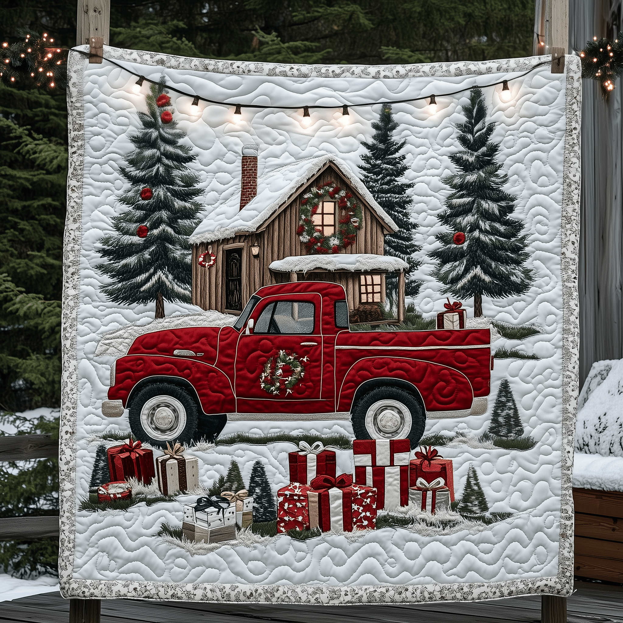 Cozy Cabin Quilted Blanket Perfect for All Seasons: A Blanket You'll Always Need Cozy Cabin Quilted Blanket Perfect for All Seasons: A Blanket You'll Always Need