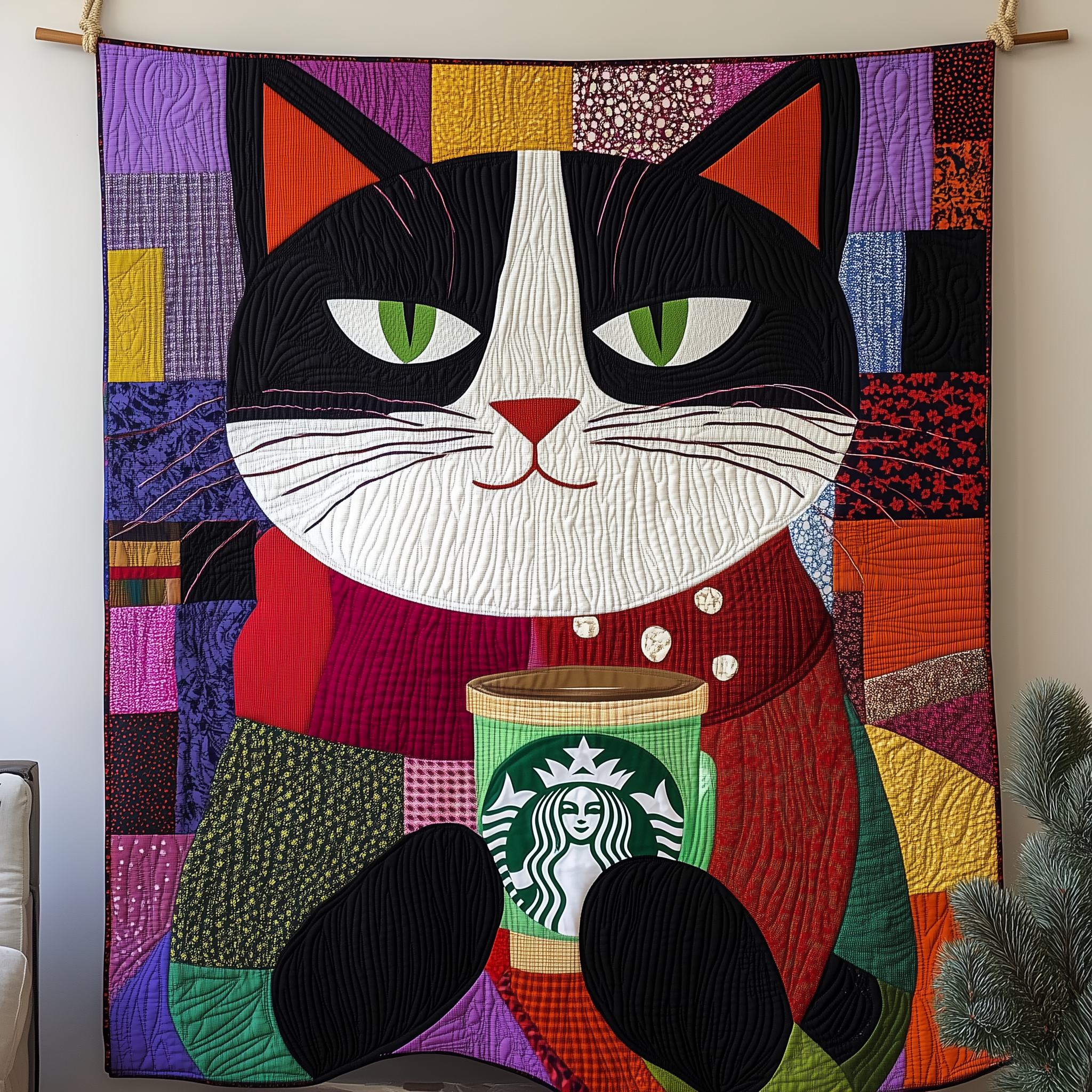 Cozy Cat Quilted Blanket Bring the Family Together with a Blanket Everyone Loves Cozy Cat Quilted Blanket Bring the Family Together with a Blanket Everyone Loves