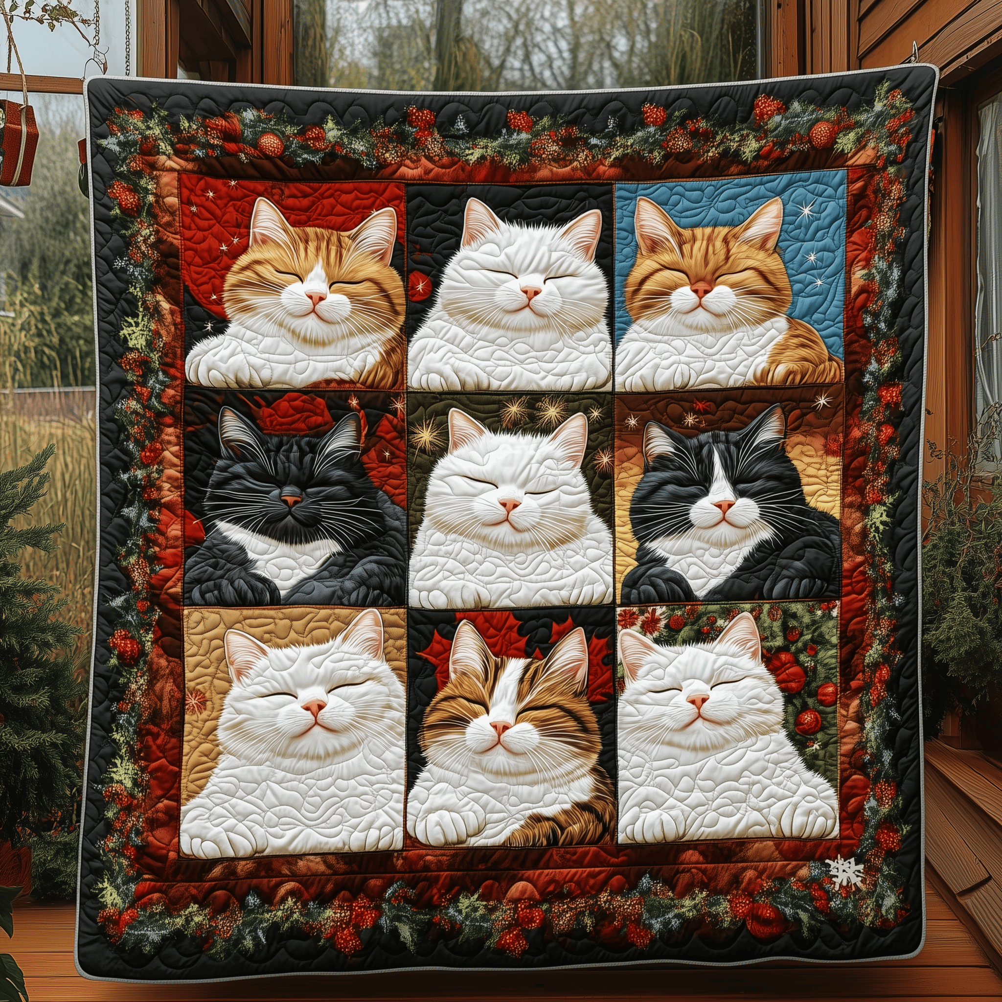 Cozy Cat Quilted Blanket Enjoy Cozy Moments Together with the Perfect Blanket Cozy Cat Quilted Blanket Enjoy Cozy Moments Together with the Perfect Blanket