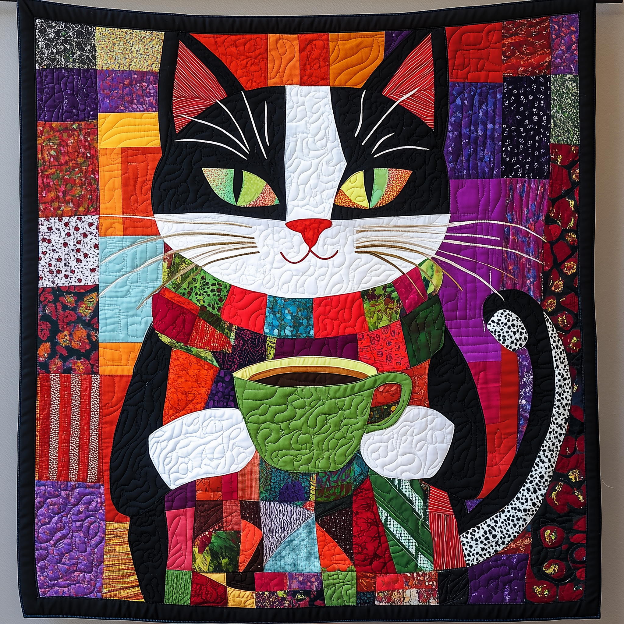 Cozy Cat Quilted Blanket Feel Closer to Your Loved Ones with a Shared Blanket Cozy Cat Quilted Blanket Feel Closer to Your Loved Ones with a Shared Blanket