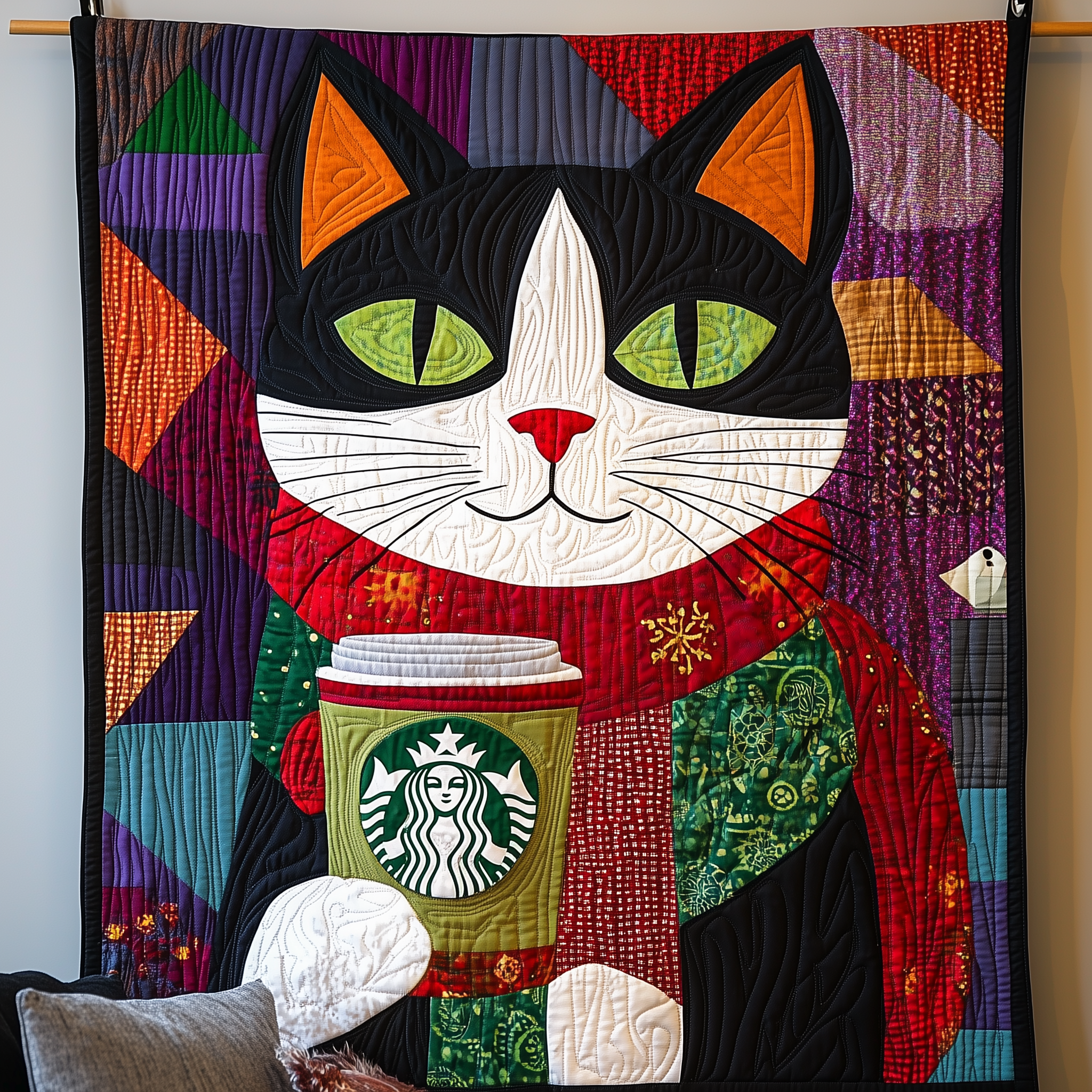 Cozy Cat Quilted Blanket Feel the Joy of Togetherness with Our Cozy Blanket Cozy Cat Quilted Blanket Feel the Joy of Togetherness with Our Cozy Blanket