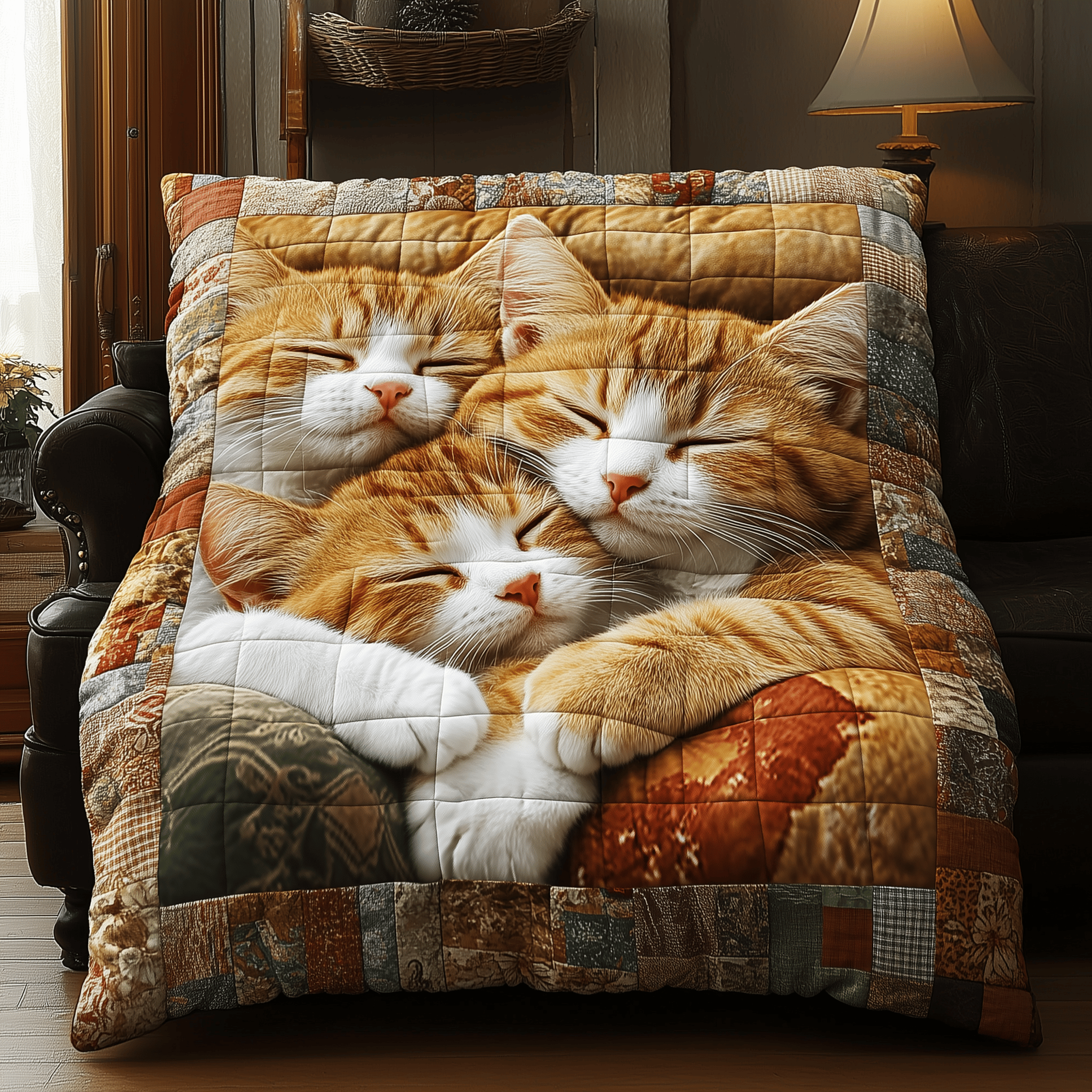 Cozy Cat Quilted Blanket Feel the Joy of Togetherness with Our Cozy Blanket Cozy Cat Quilted Blanket Feel the Joy of Togetherness with Our Cozy Blanket