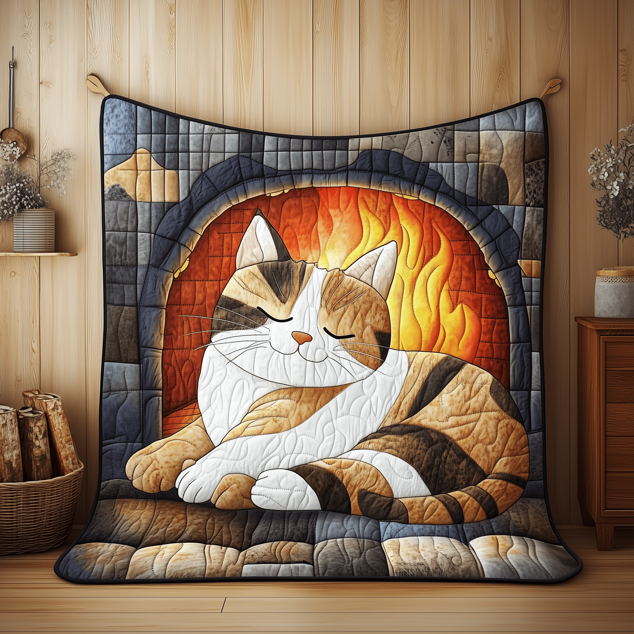 Cozy Cat Quilted Blanket Snuggle Up with a Blanket That Brings Everyone Closer Cozy Cat Quilted Blanket Snuggle Up with a Blanket That Brings Everyone Closer