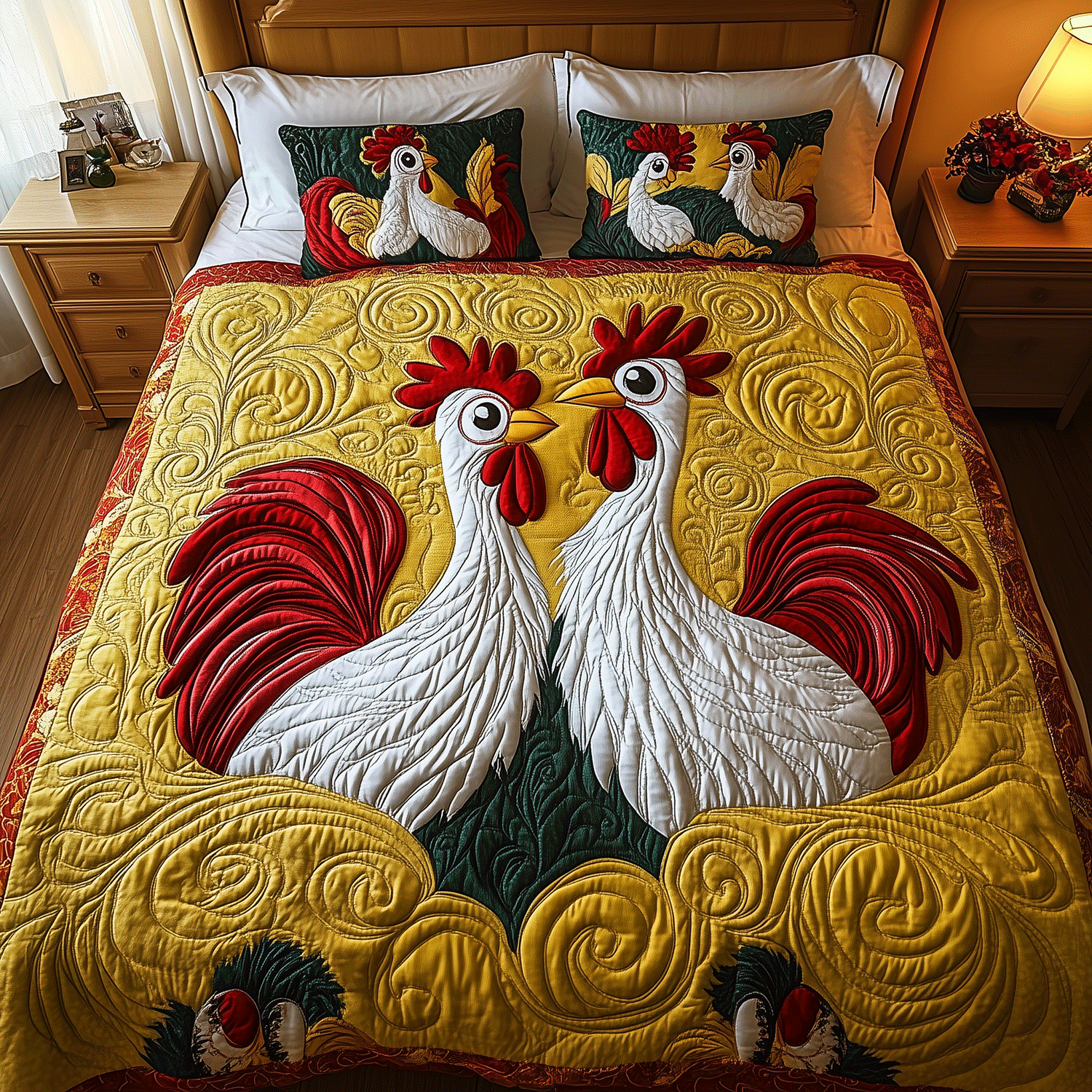 Crazy Coop Quilted Bedding Set Best Gifts For Flower Lovers Crazy Coop Quilted Bedding Set Best Gifts For Flower Lovers