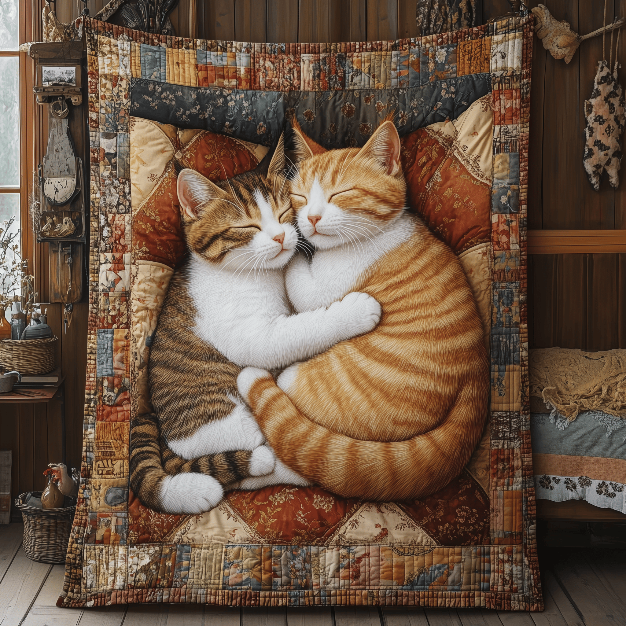 Cuddling Cat Quilted Blanket Feel the Magic of Family Time with a Blanket That Fits All Cuddling Cat Quilted Blanket Feel the Magic of Family Time with a Blanket That Fits All
