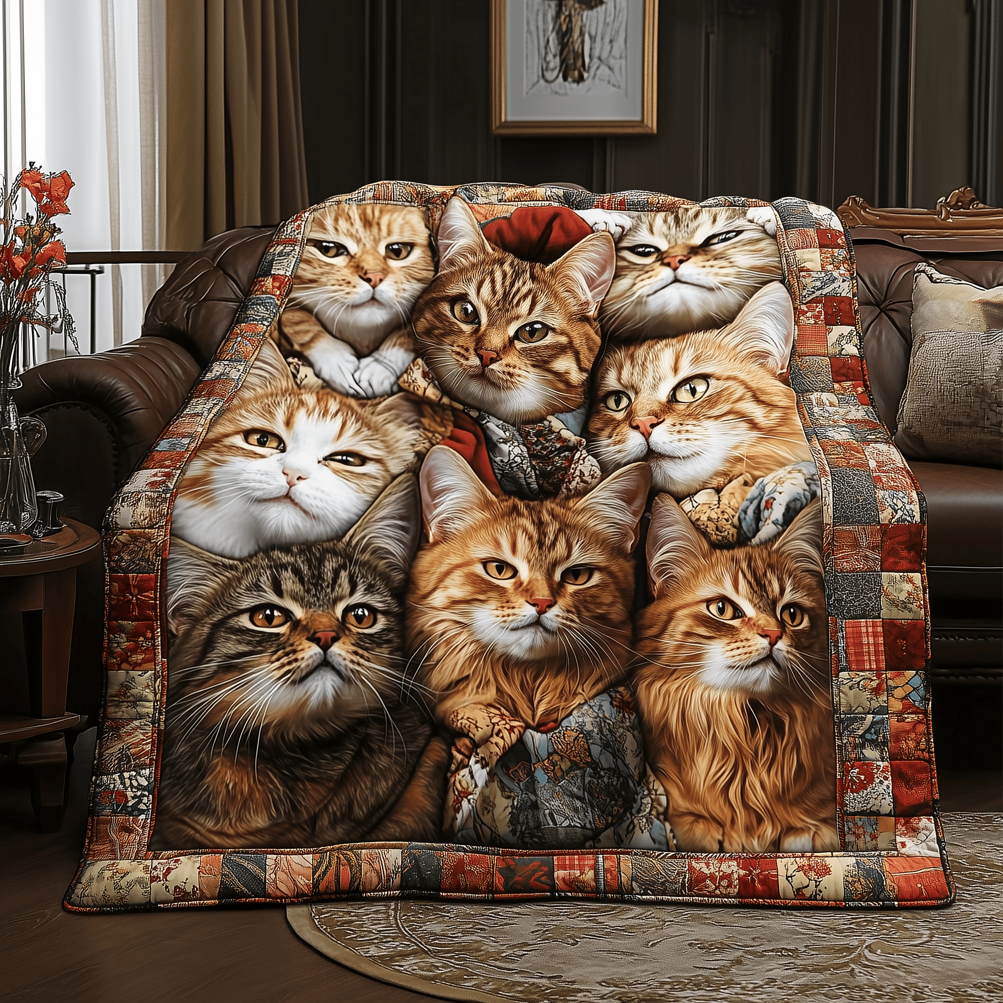 Cute Cat Quilted Blanket Feel Closer to Your Loved Ones with a Shared Blanket Cute Cat Quilted Blanket Feel Closer to Your Loved Ones with a Shared Blanket