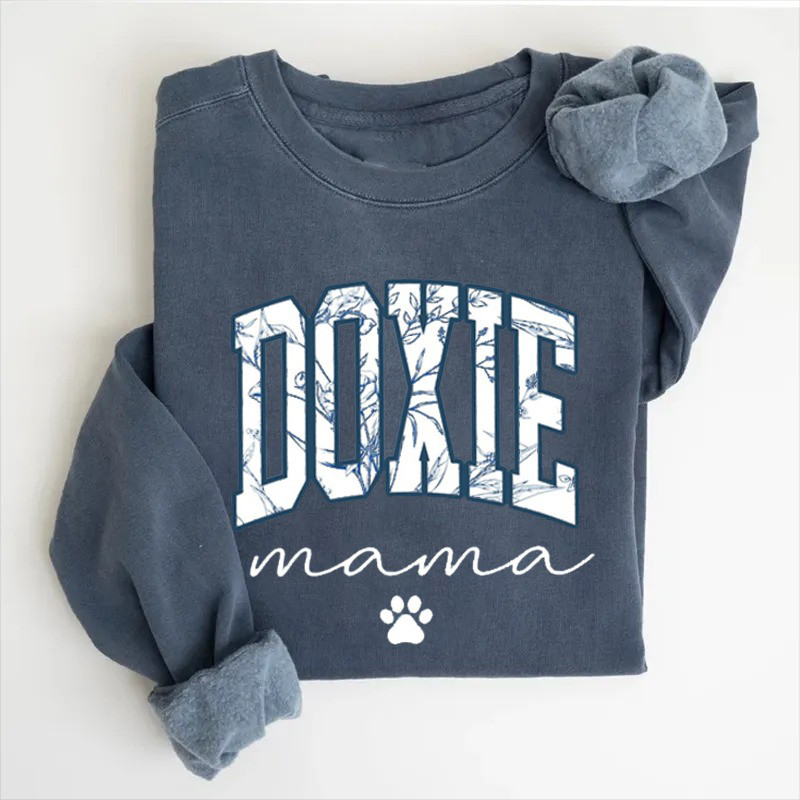 Cuteness Footprint Doxie Mama Vintage Sweatshirt Mothers Day Gift Ideas Last Minute Cuteness Footprint Doxie Mama Vintage Sweatshirt Mothers Day Gift Ideas Last Minute