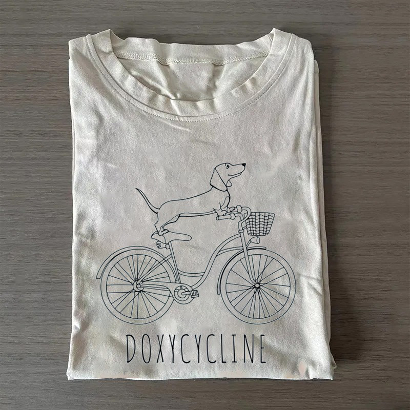 Dachshund Bicycle T-Shirt Doxycycline Shirt Mother'S Day Gifts For New Moms Dachshund Bicycle T-Shirt Doxycycline Shirt Mother'S Day Gifts For New Moms