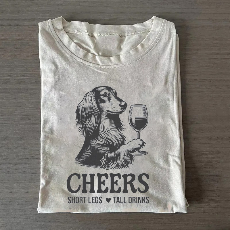 Dachshund Cheers T-shirt Special Best Father's Day Gifts For First Time Dad Dachshund Cheers T-shirt Special Best Father's Day Gifts For First Time Dad