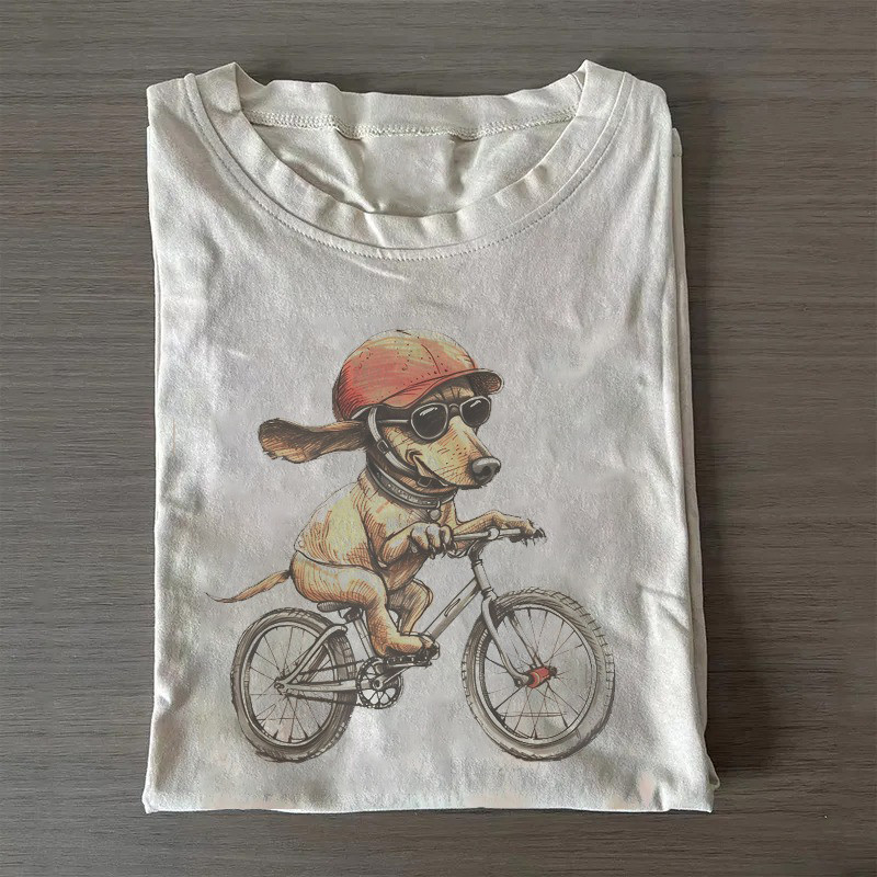 Dachshund Riding Bike T-Shirt Funny Dachshund Lovers Shirt First Time Mothers Day Gifts Dachshund Riding Bike T-Shirt Funny Dachshund Lovers Shirt First Time Mothers Day Gifts
