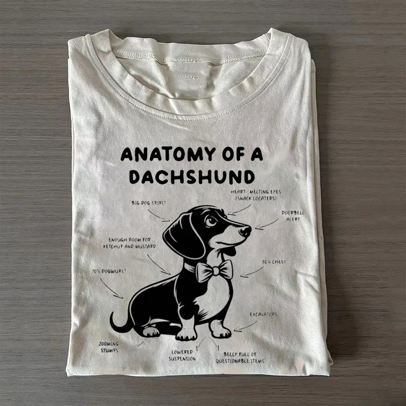 Dachshund T-Shirt Anatomy Of A Dachshund Shirt Mother'S Day Gift Ideas For Wife Dachshund T-Shirt Anatomy Of A Dachshund Shirt Mother'S Day Gift Ideas For Wife