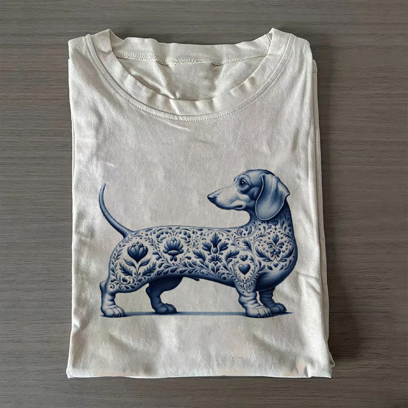 Dachshund T-Shirt Cute Dachshund Flowers Shirt Gift Ideas For New Moms Dachshund T-Shirt Cute Dachshund Flowers Shirt Gift Ideas For New Moms