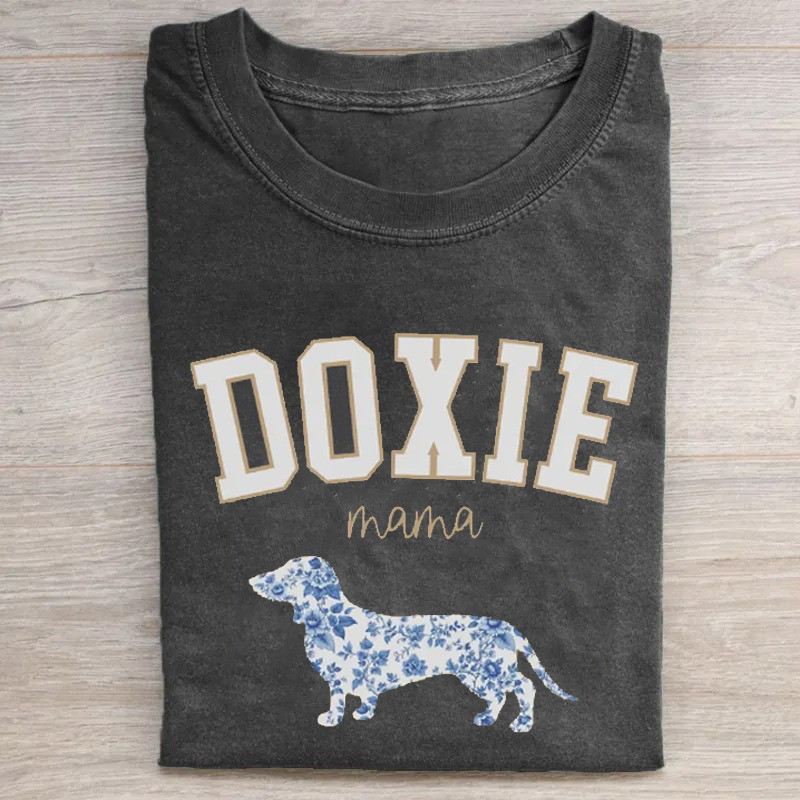Dachshund T-Shirt Doxie Mama Shirt Mother'S Day Gifts For Daughter In Law Dachshund T-Shirt Doxie Mama Shirt Mother'S Day Gifts For Daughter In Law