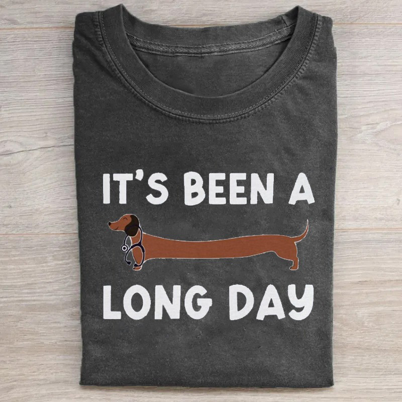 Dachshund T-Shirt It'S Been A Long Day Shirt Unique Gifts For Mom Dachshund T-Shirt It'S Been A Long Day Shirt Unique Gifts For Mom