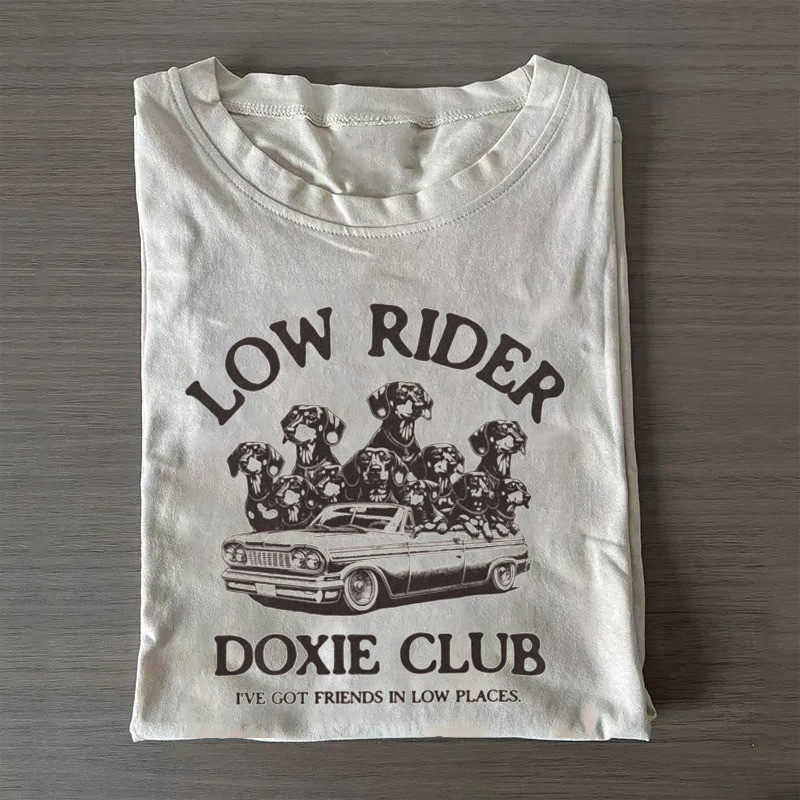 Dachshund T-Shirt Low Rider Doxie Club Shirt First Fathers Day Gift Ideas Dachshund T-Shirt Low Rider Doxie Club Shirt First Fathers Day Gift Ideas