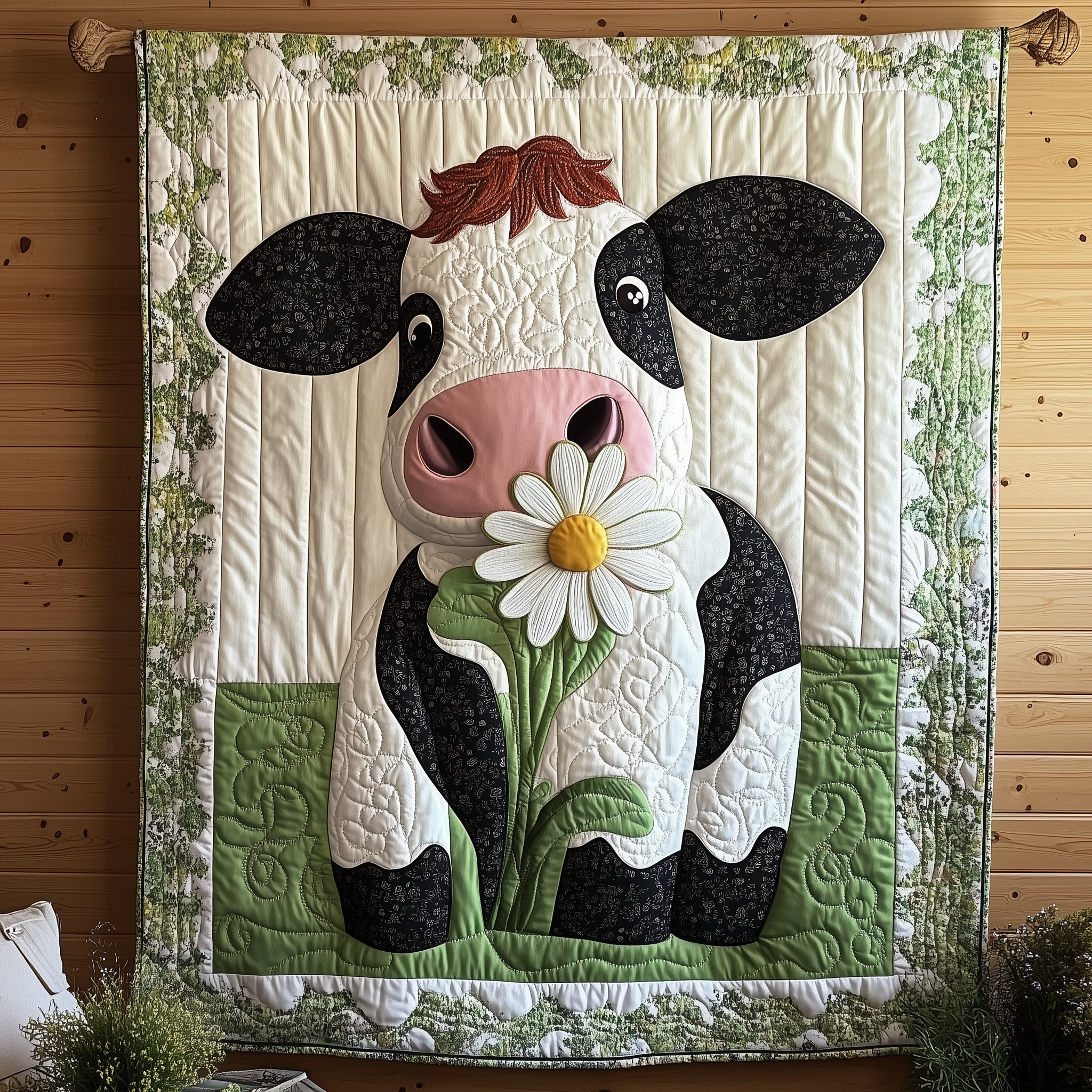 Daisy Cow Quilted Blanket Sofa Throw Blanket Items Cute Cow Gifts Daisy Cow Quilted Blanket Sofa Throw Blanket Items Cute Cow Gifts