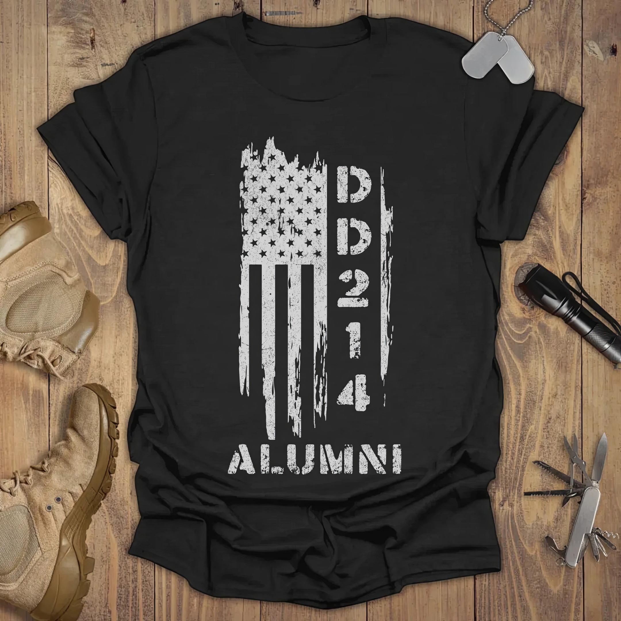 DD 214 Alumni T-shirt Patriotic Tees Father's Day Gifts For Veterans DD 214 Alumni T-shirt Patriotic Tees Father's Day Gifts For Veterans
