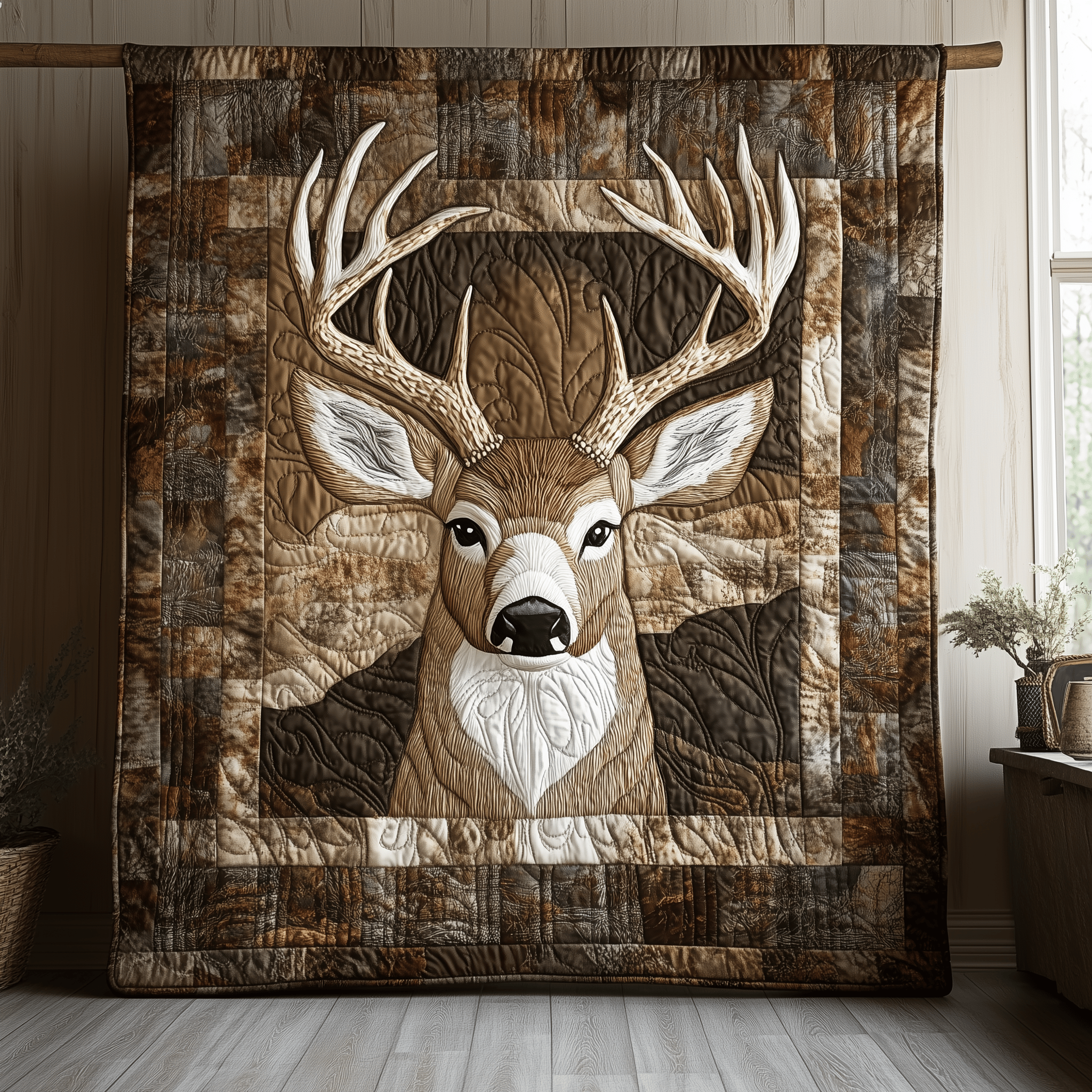 Deer Autumn Vibe Quilted Blanket Bring the Family Together with a Blanket Everyone Loves Deer Autumn Vibe Quilted Blanket Bring the Family Together with a Blanket Everyone Loves