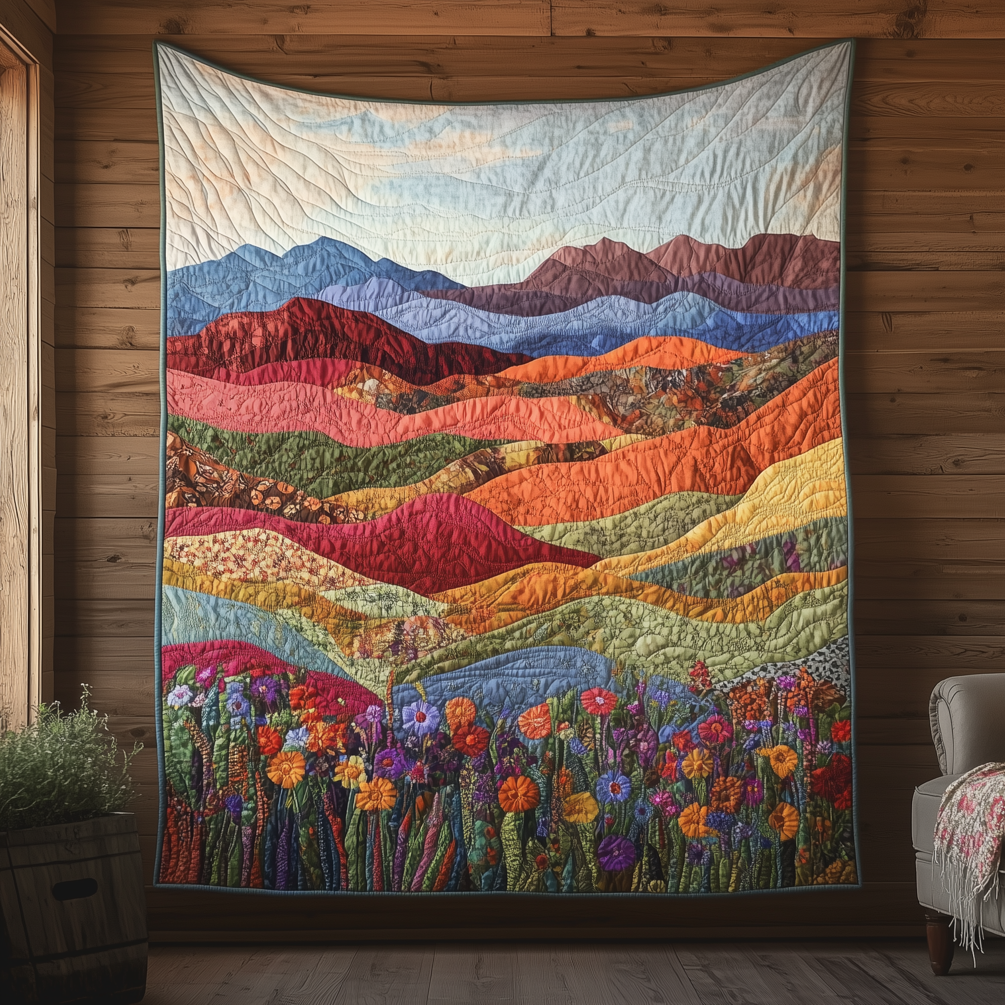 Desert Dreamscape Quilted Blanket Sofa Throw Blanket Items Dad Birthday Gifts Desert Dreamscape Quilted Blanket Sofa Throw Blanket Items Dad Birthday Gifts