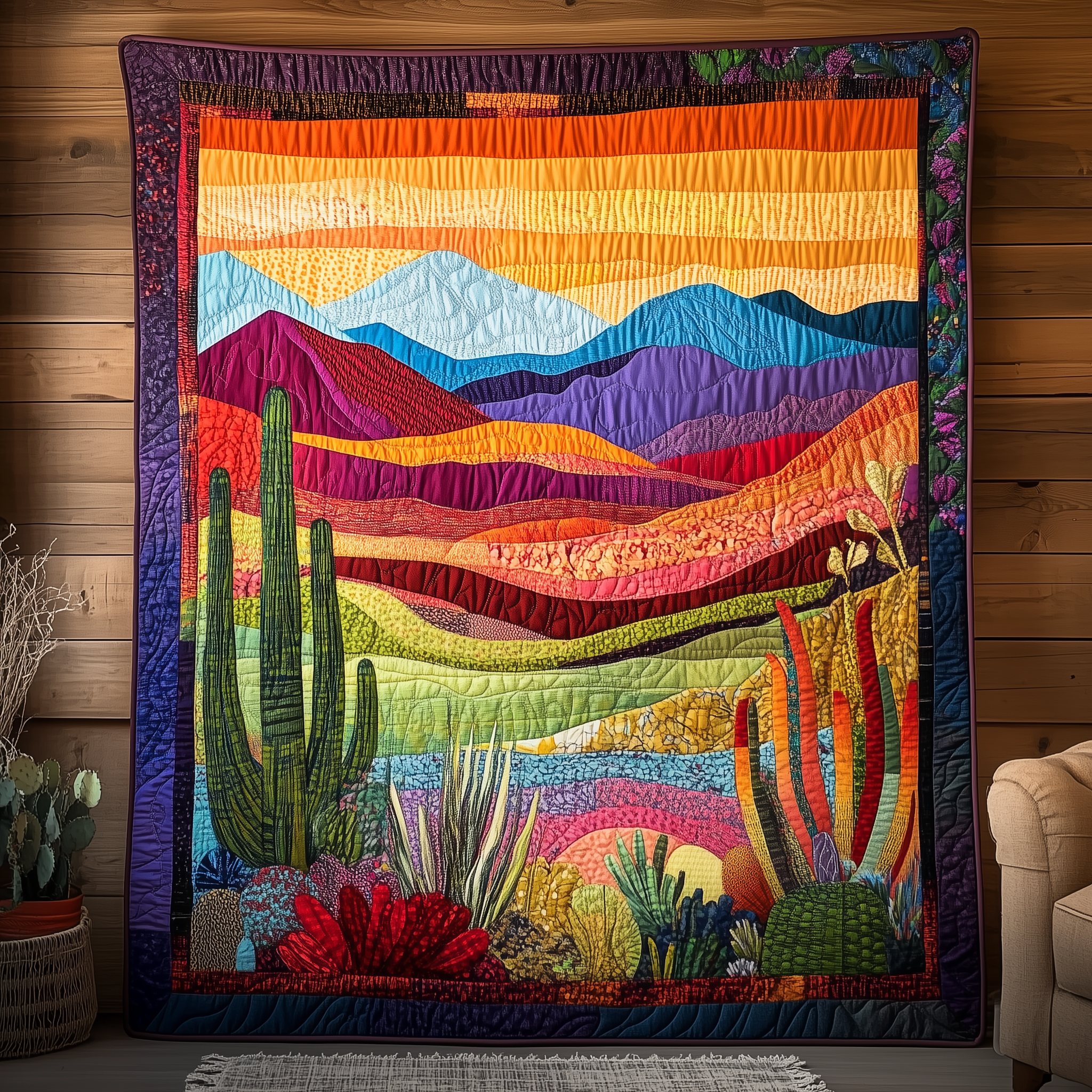 Desert Dreamscape Quilted Blanket Sofa Throw Blanket Items Last Minute Father'sDay Gifts Desert Dreamscape Quilted Blanket Sofa Throw Blanket Items Last Minute Father'sDay Gifts