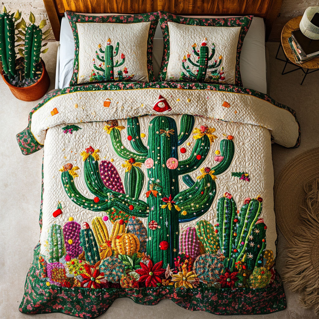 Desert Elegance Quilted Bedding Set Cactus Related Gifts Desert Elegance Quilted Bedding Set Cactus Related Gifts