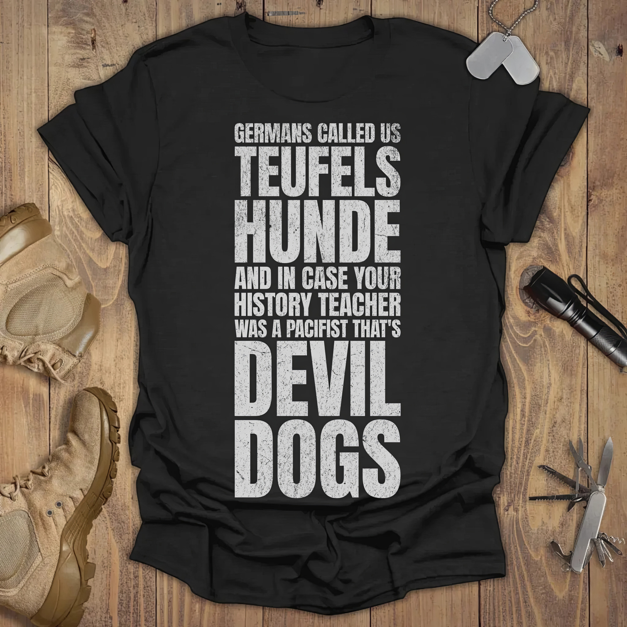 Devil Dogs T-Shirt Vintage Military Tee Shirt Unique Mother's Day Gifts Devil Dogs T-Shirt Vintage Military Tee Shirt Unique Mother's Day Gifts