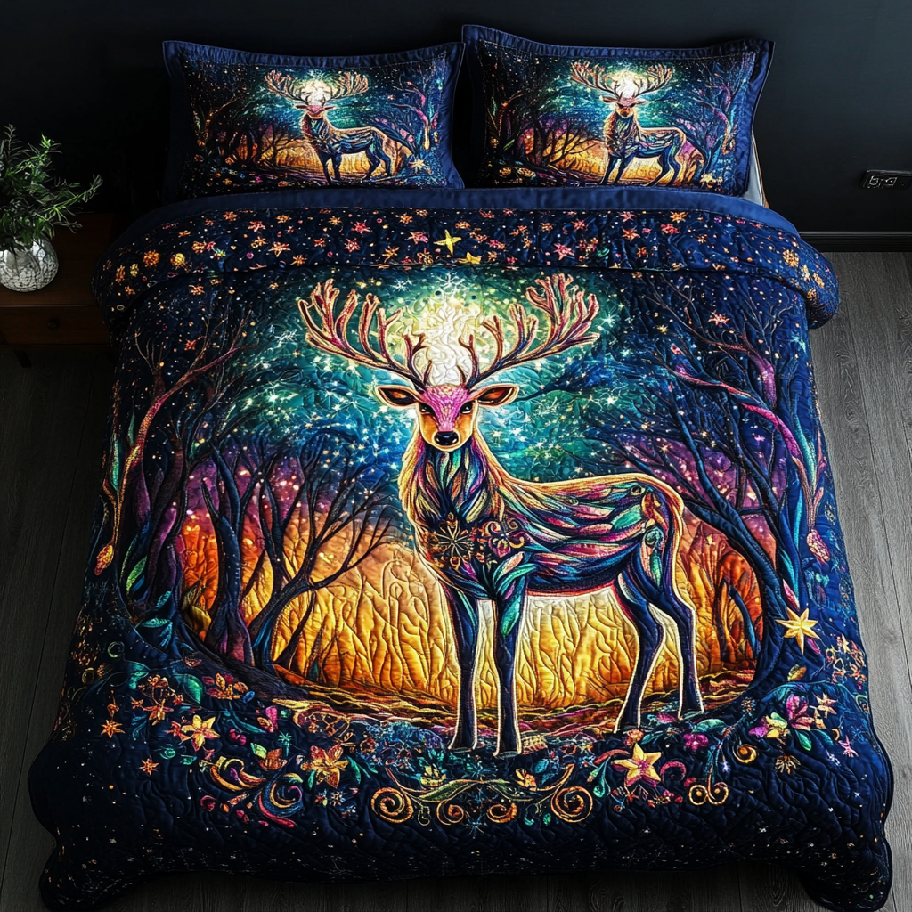 Doe Serenity Quilted Bedding Set Christmas Gifts For A Deer Hunter Doe Serenity Quilted Bedding Set Christmas Gifts For A Deer Hunter
