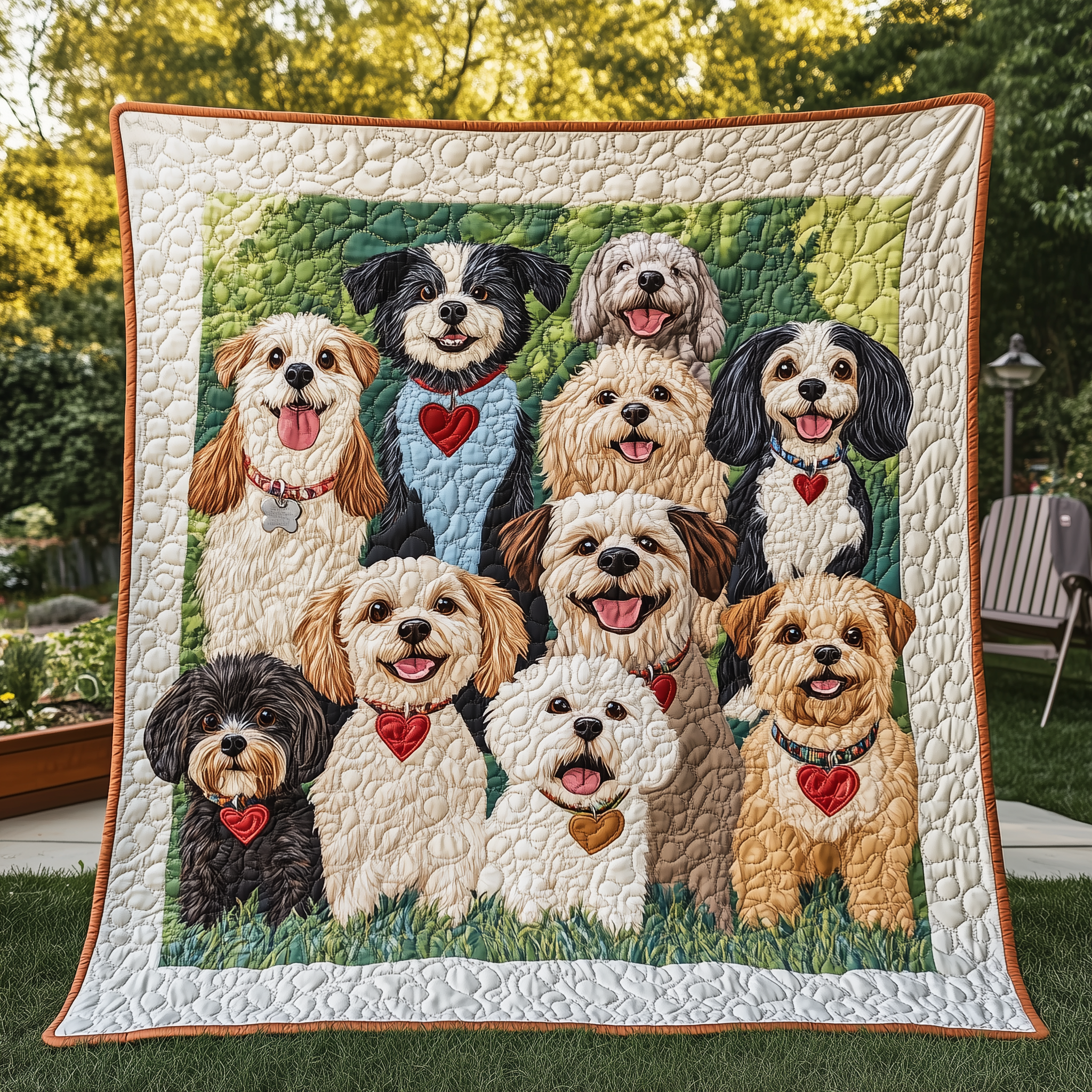 Dog Squads Quilted Blanket Feel the Power of Personalized Comfort with Our Blanket Dog Squads Quilted Blanket Feel the Power of Personalized Comfort with Our Blanket
