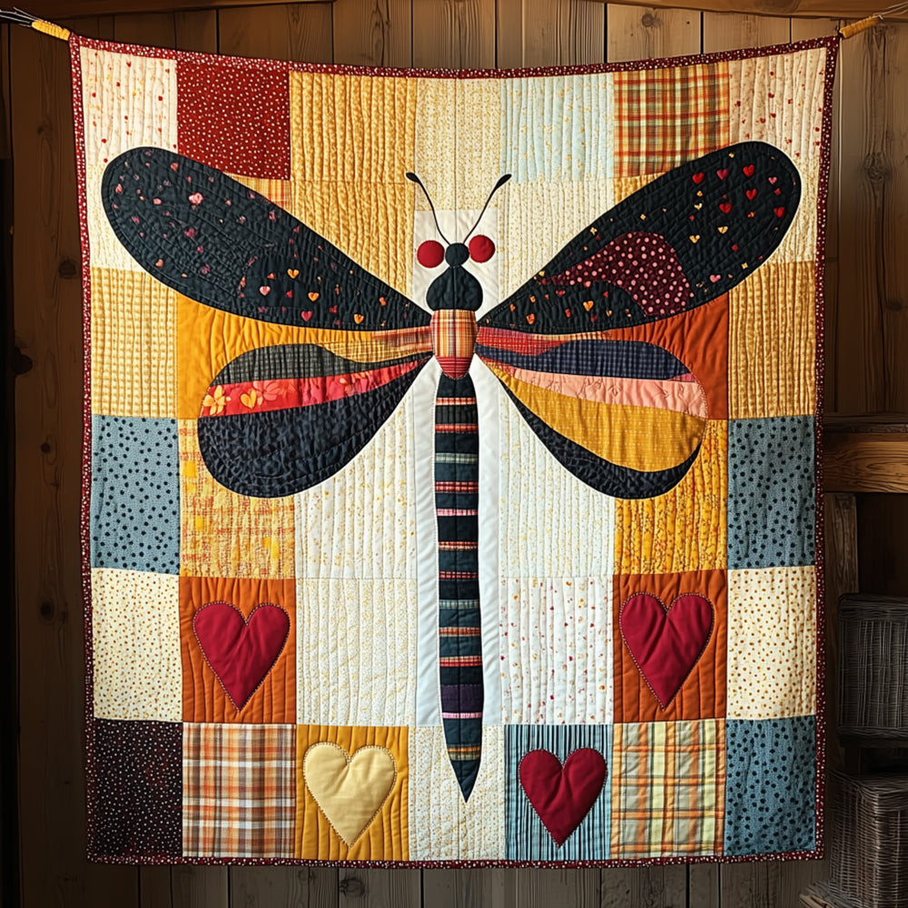 Dragonfly Vibe Quilted Blanket Feel the Luxury of a Blanket That Stands Out Dragonfly Vibe Quilted Blanket Feel the Luxury of a Blanket That Stands Out