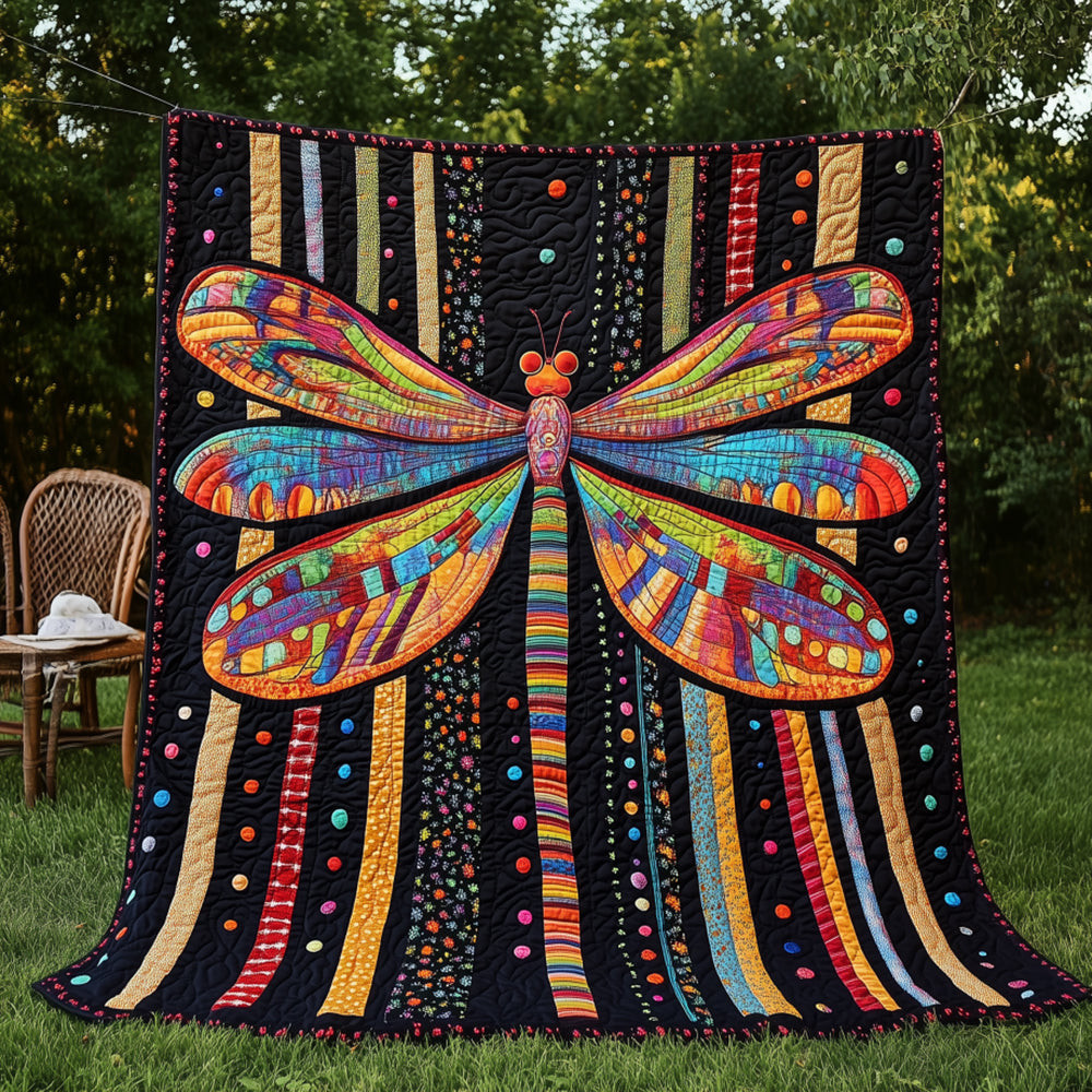Dragonfly Vibe Quilted Blanket Feel the Magic of Family Time with a Blanket That Fits All Dragonfly Vibe Quilted Blanket Feel the Magic of Family Time with a Blanket That Fits All