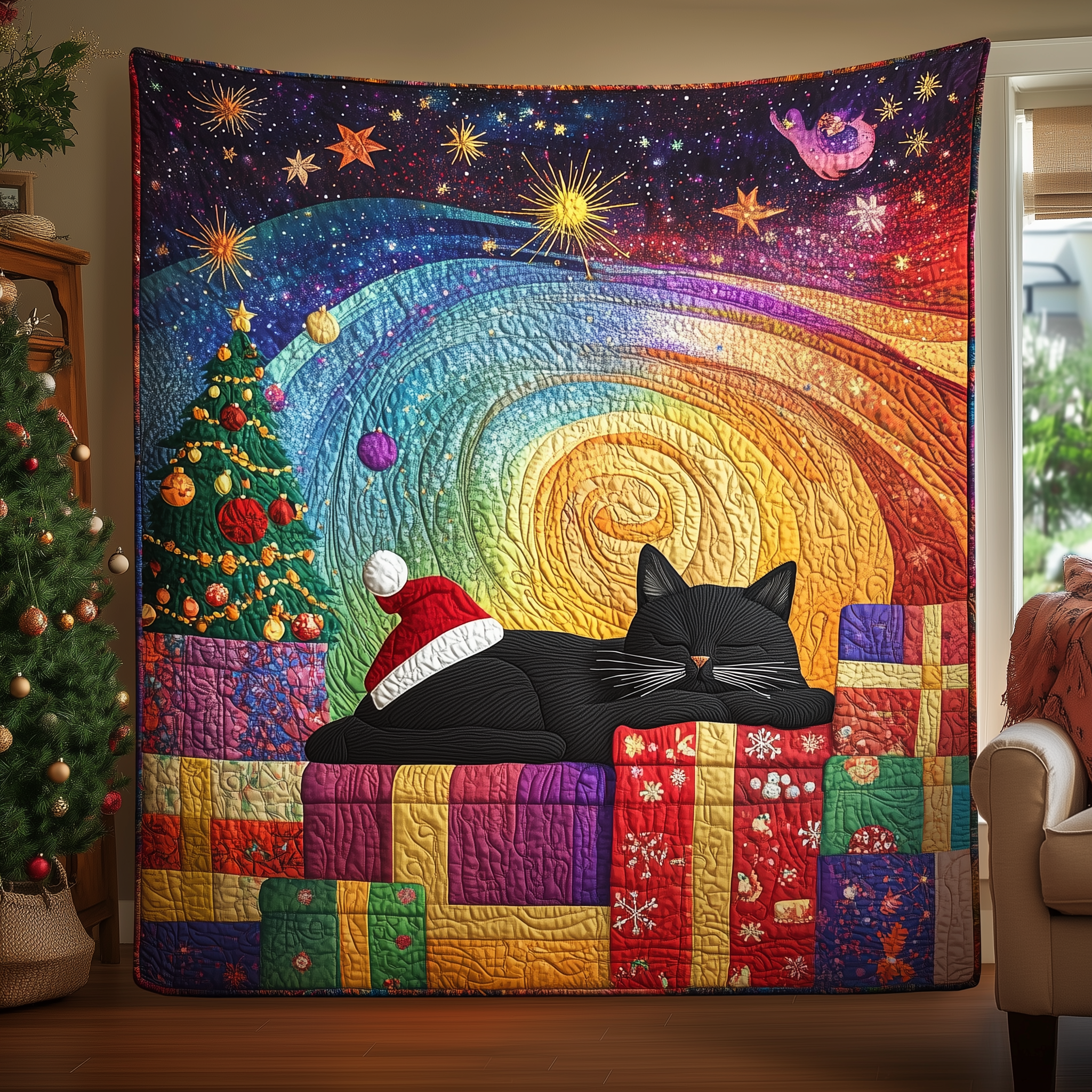 Dreaming Cat Quilted Blanket Enjoy Tailored Comfort with Our Exclusive Blanket Dreaming Cat Quilted Blanket Enjoy Tailored Comfort with Our Exclusive Blanket
