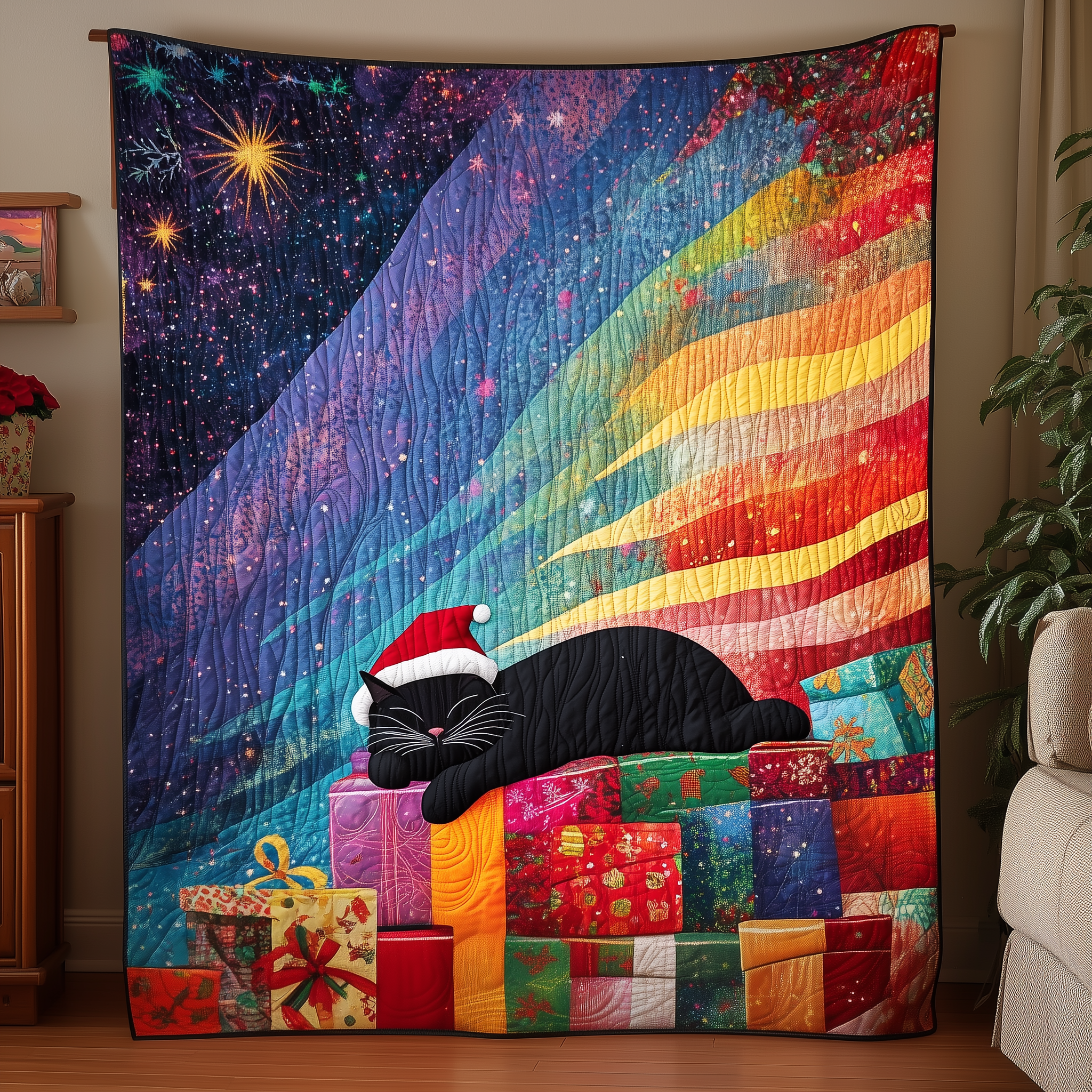Dreaming Cat Quilted Blanket Feel Like Royalty with a Blanket Fit for Kings Dreaming Cat Quilted Blanket Feel Like Royalty with a Blanket Fit for Kings