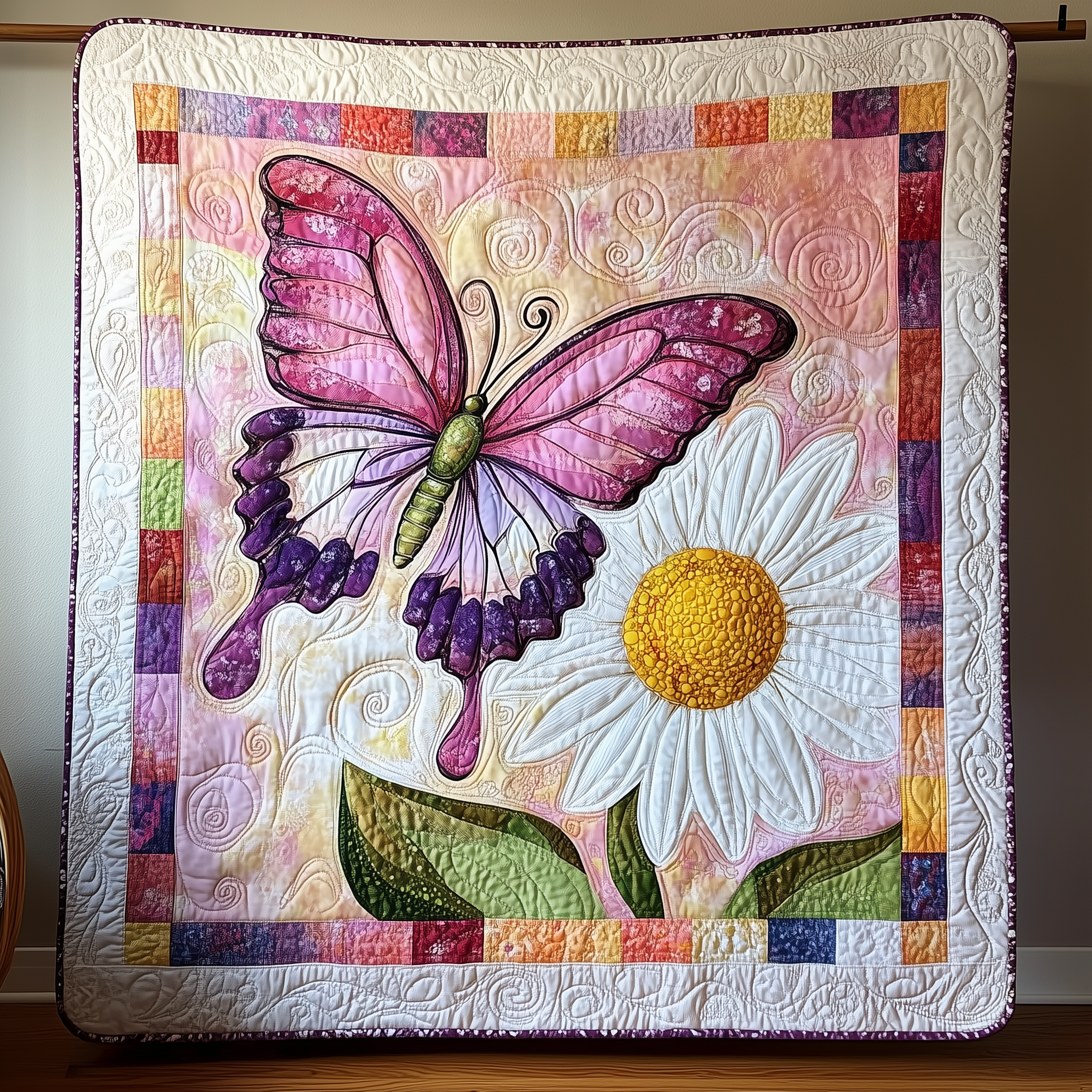 Dreamy Butterfly Quilted Blanket Feel Unique with a Blanket Made Just for You Dreamy Butterfly Quilted Blanket Feel Unique with a Blanket Made Just for You