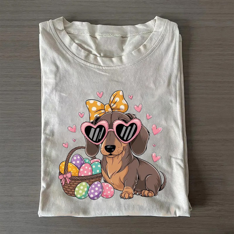 Easter Day Dachshund T-Shirt Lovely Dachshund Lovers Shirt First Time Mom Gifts Easter Day Dachshund T-Shirt Lovely Dachshund Lovers Shirt First Time Mom Gifts