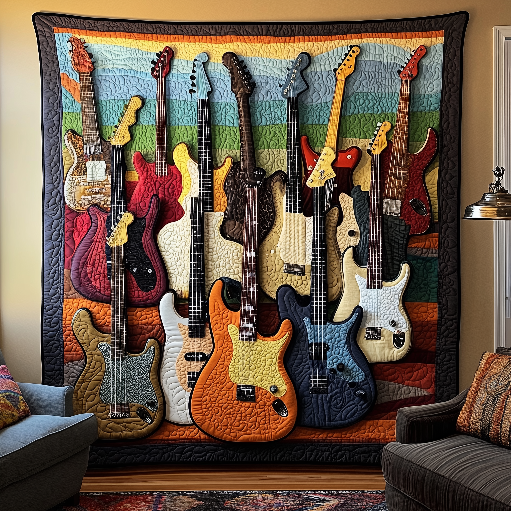 Echoes in Color Quilted Blanket Celebrate Your Individuality with a Blanket That Speaks to You Echoes in Color Quilted Blanket Celebrate Your Individuality with a Blanket That Speaks to You