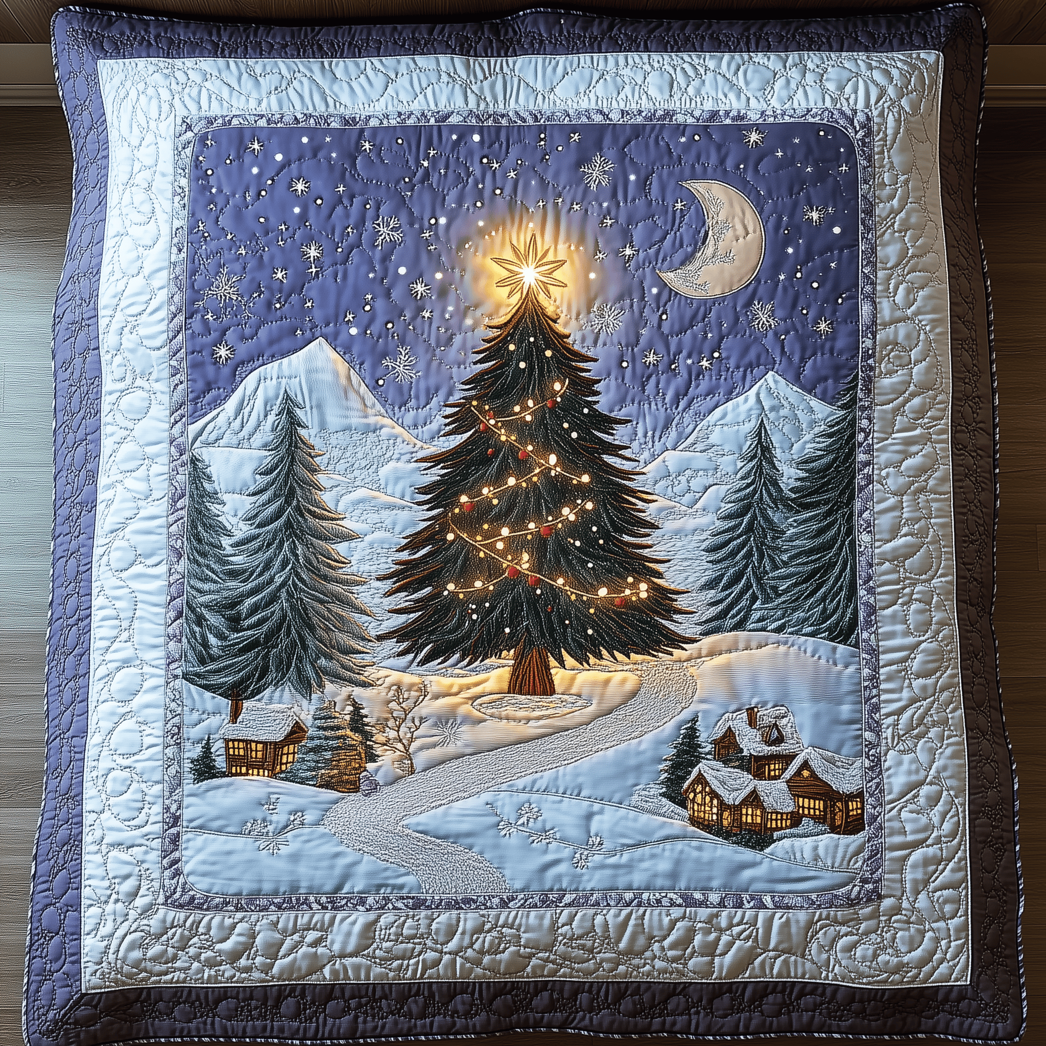 Elegant Christmas Tree Quilted Blanket Enjoy Tailored Comfort with Our Exclusive Blanket Elegant Christmas Tree Quilted Blanket Enjoy Tailored Comfort with Our Exclusive Blanket