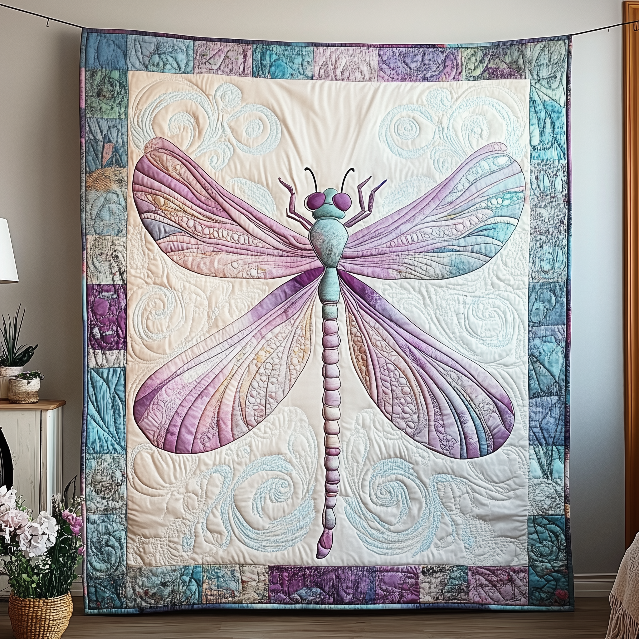 Elegant Dragonfly Quilted Blanket Cute Unique Blanket Item Merch Dragonfly Gift Items Elegant Dragonfly Quilted Blanket Cute Unique Blanket Item Merch Dragonfly Gift Items