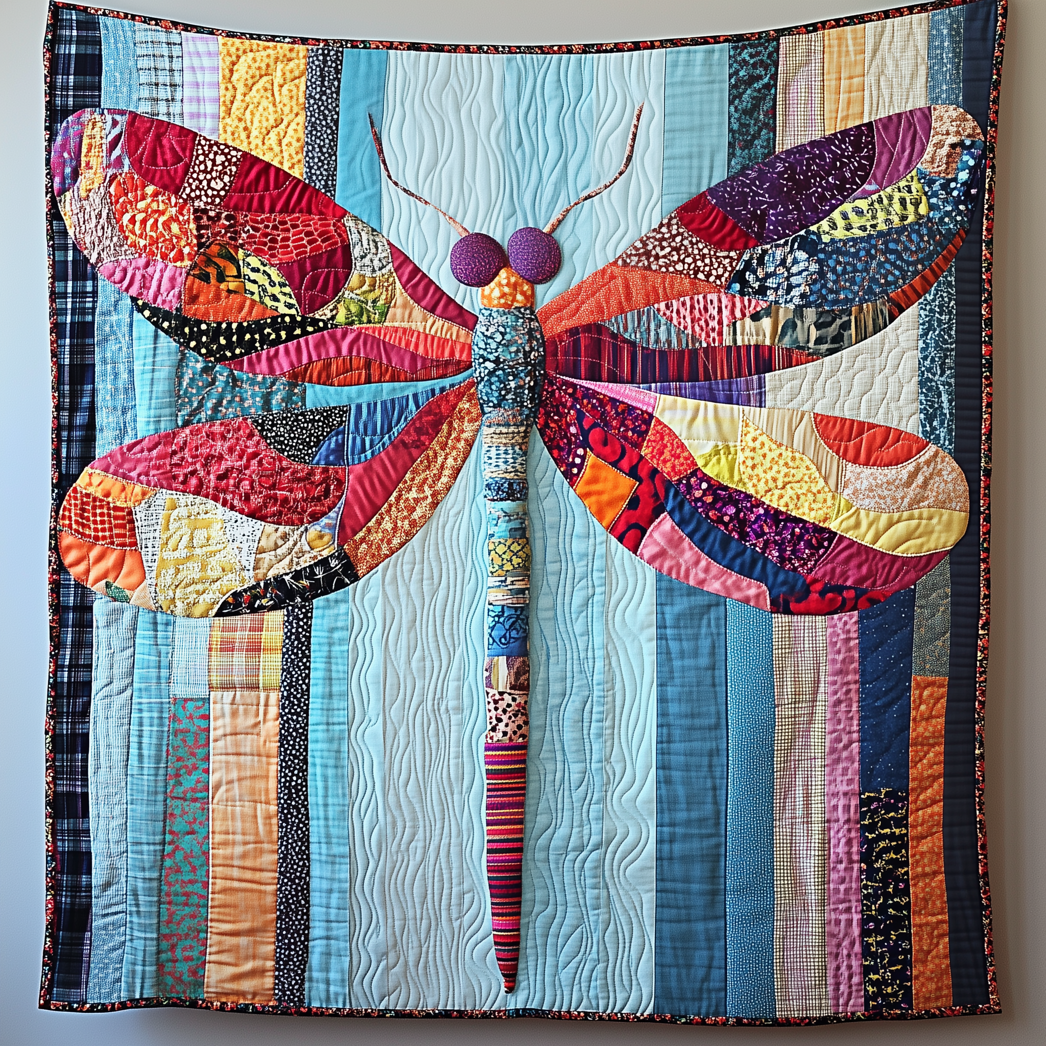 Elegant Dragonfly Quilted Blanket Cute Unique Blanket Item Merch Dragonfly Gifts For Mom Elegant Dragonfly Quilted Blanket Cute Unique Blanket Item Merch Dragonfly Gifts For Mom