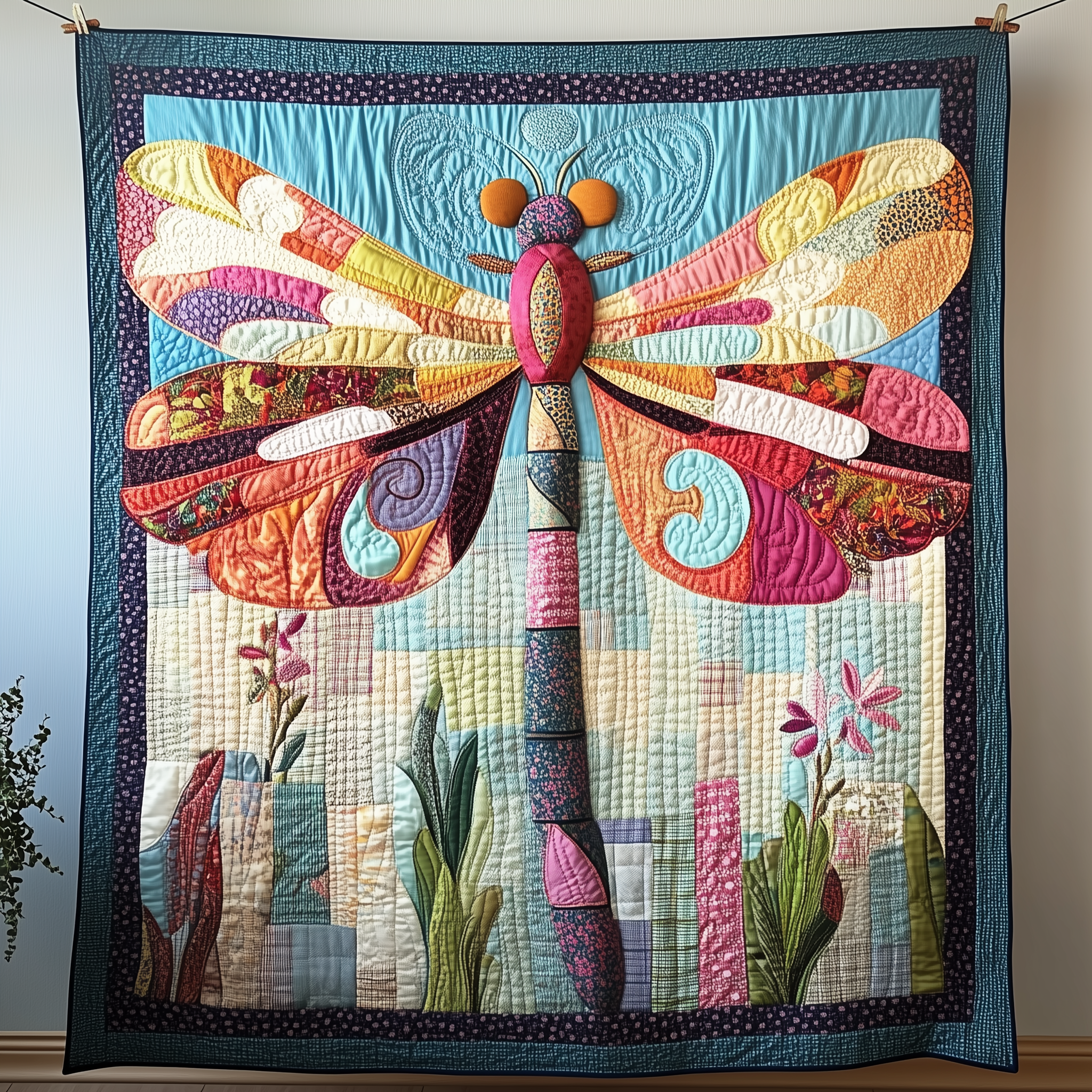 Elegant Dragonfly Quilted Blanket Cute Unique Blanket Item Merch Unique Dragonfly Gifts Elegant Dragonfly Quilted Blanket Cute Unique Blanket Item Merch Unique Dragonfly Gifts