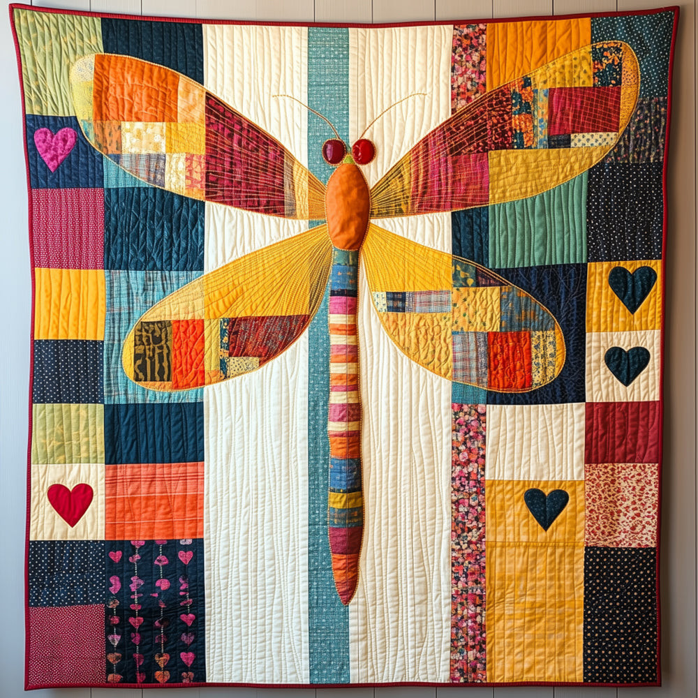 Elegant Dragonfly Quilted Blanket Feel Closer to Your Loved Ones with a Shared Blanket Elegant Dragonfly Quilted Blanket Feel Closer to Your Loved Ones with a Shared Blanket