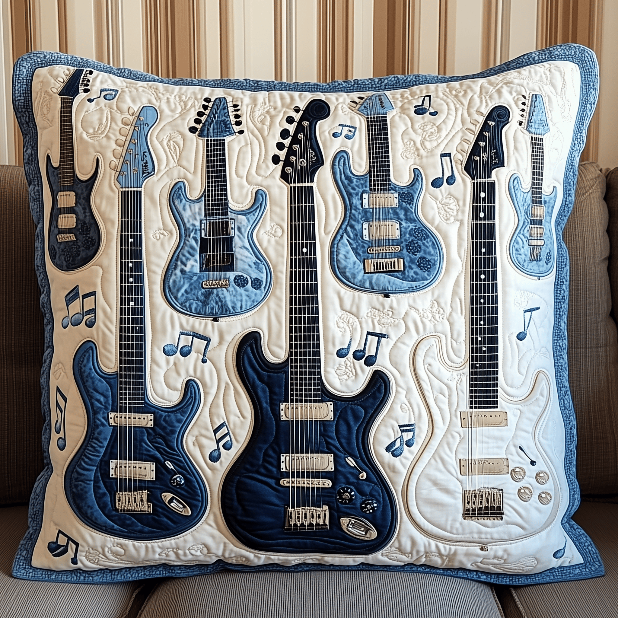 Elegant Guitar Quilted Pillow Case Feel the Difference Tonight Get Your Pillow Case Now Elegant Guitar Quilted Pillow Case Feel the Difference Tonight Get Your Pillow Case Now