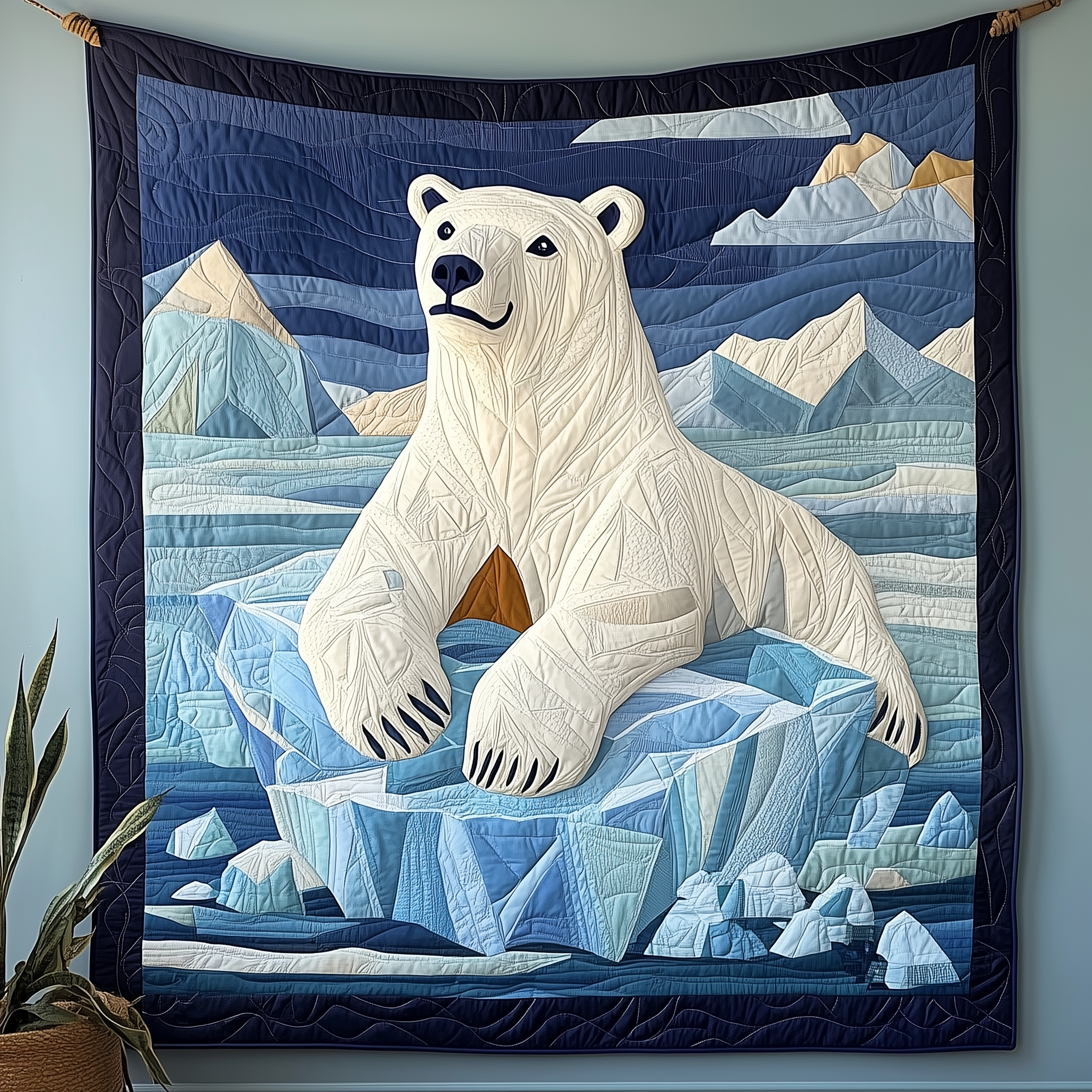 Elegant Polar Bear Quilted Blanket Best Throw Blanket Presents For Bear Lovers Elegant Polar Bear Quilted Blanket Best Throw Blanket Presents For Bear Lovers