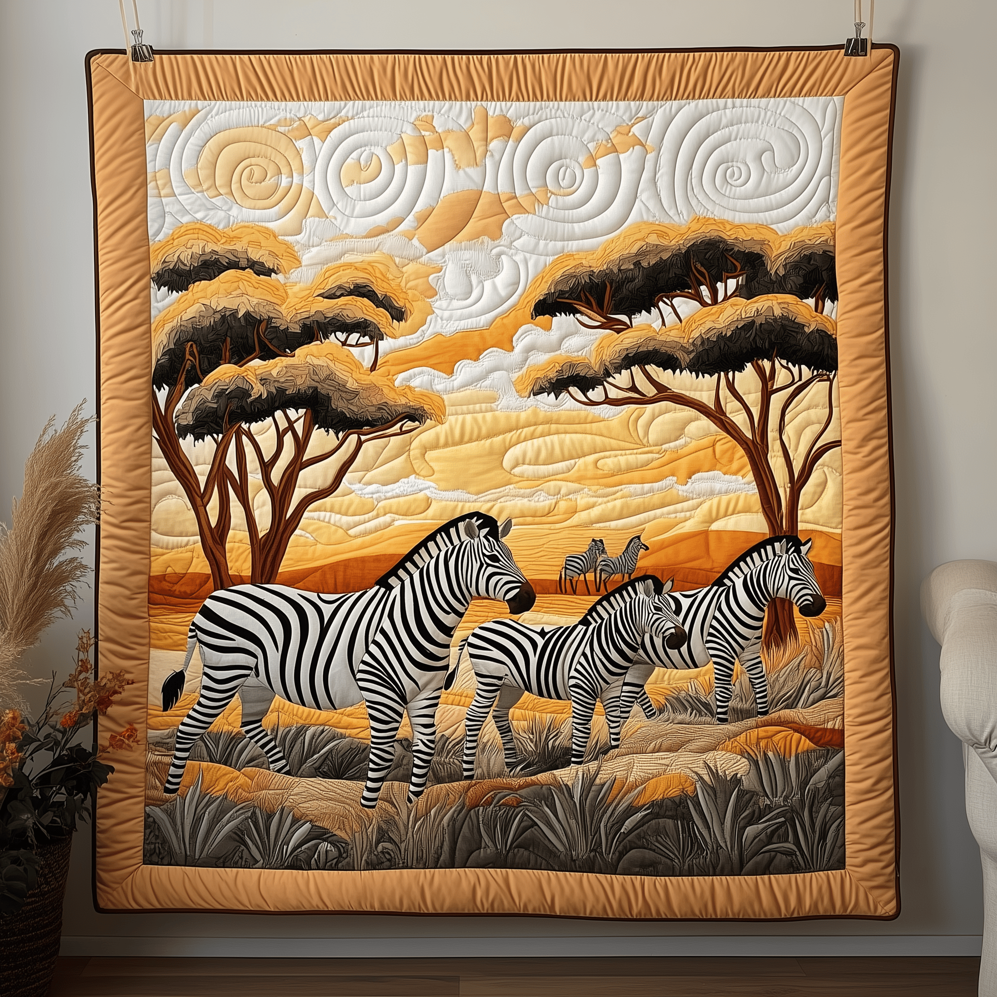Elegant Zebra Quilted Blanket Experience the Ultimate in Custom Comfort Elegant Zebra Quilted Blanket Experience the Ultimate in Custom Comfort