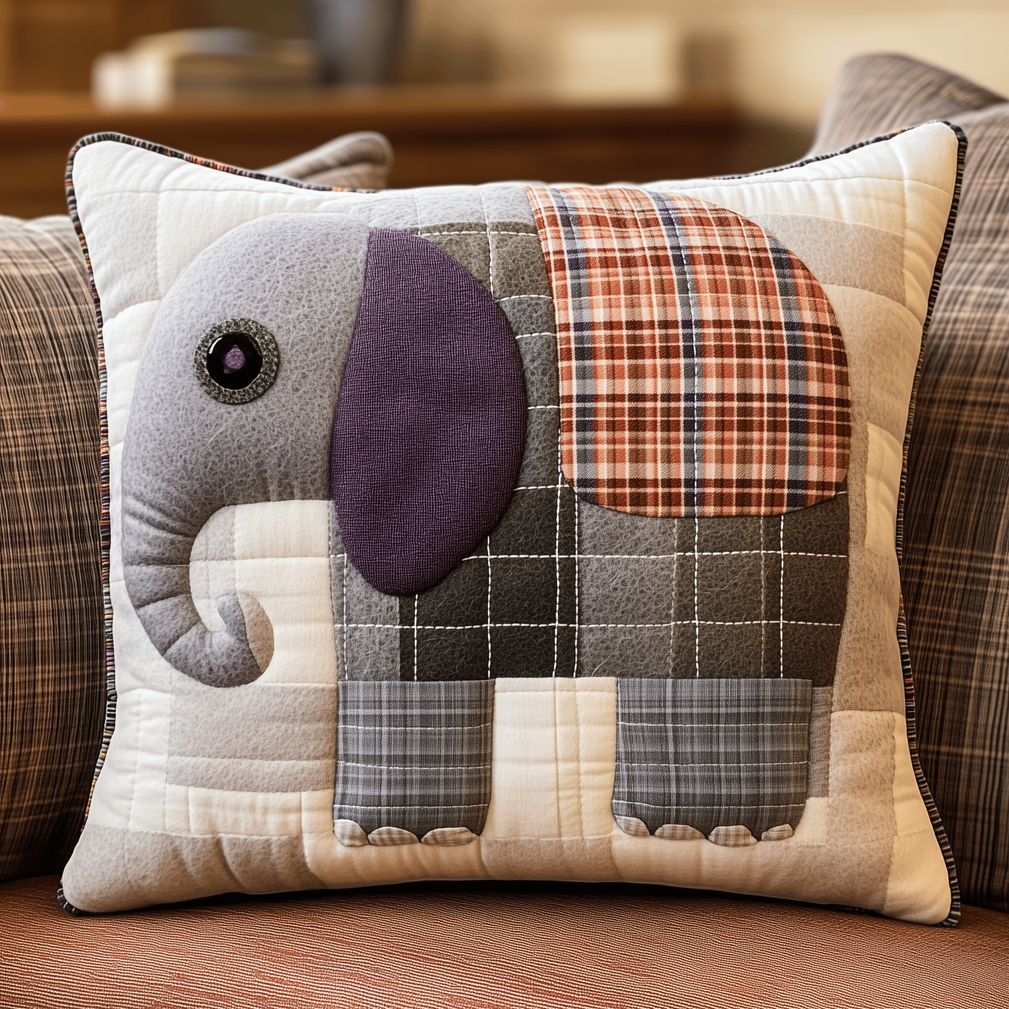 Elephant Patchwork Quilted Pillow Case Transform Your Bed with Pillow Cases That Impress Elephant Patchwork Quilted Pillow Case Transform Your Bed with Pillow Cases That Impress