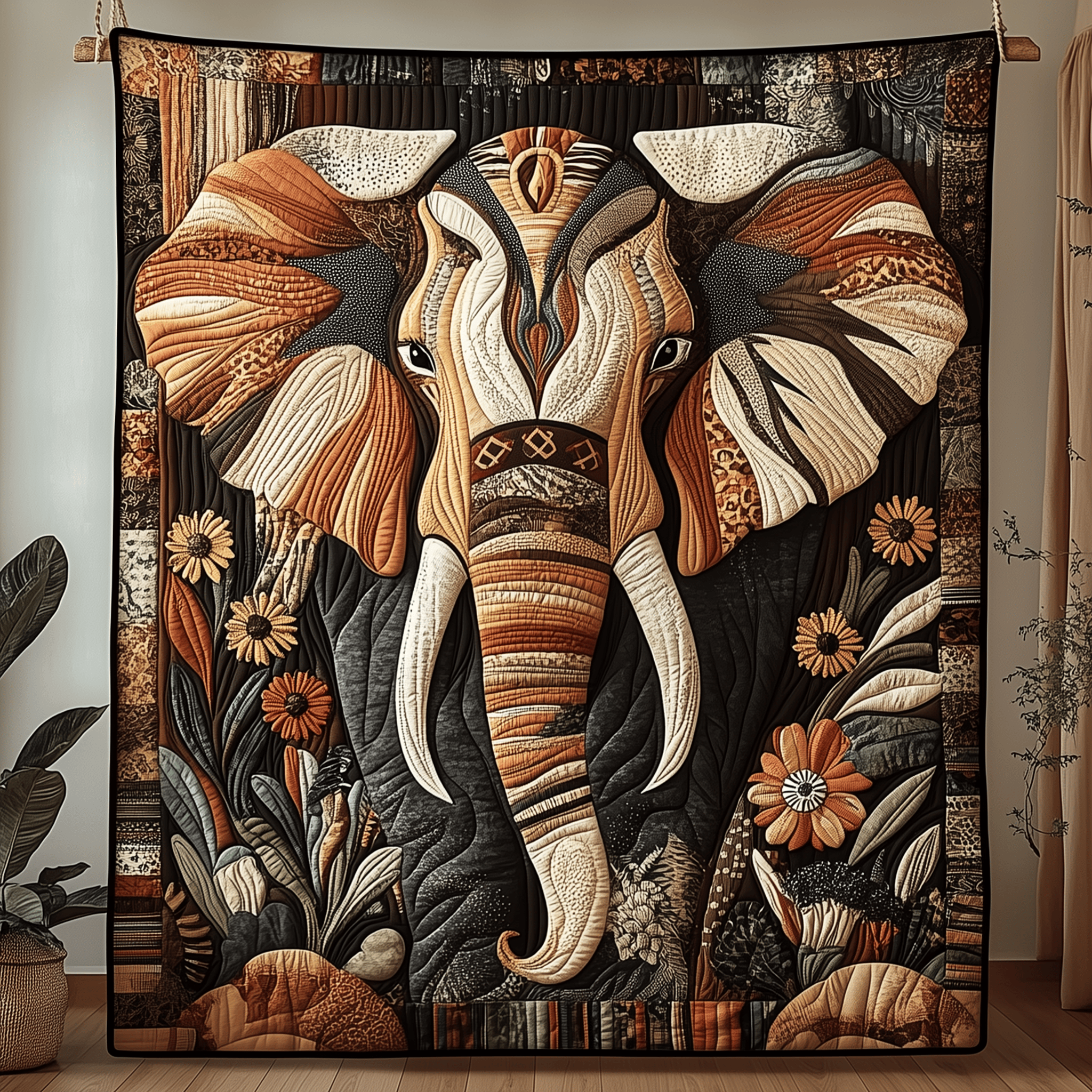 Elephant Quilted Blanket Feel the Bond of Home with Our Family-Friendly Blanket Elephant Quilted Blanket Feel the Bond of Home with Our Family-Friendly Blanket