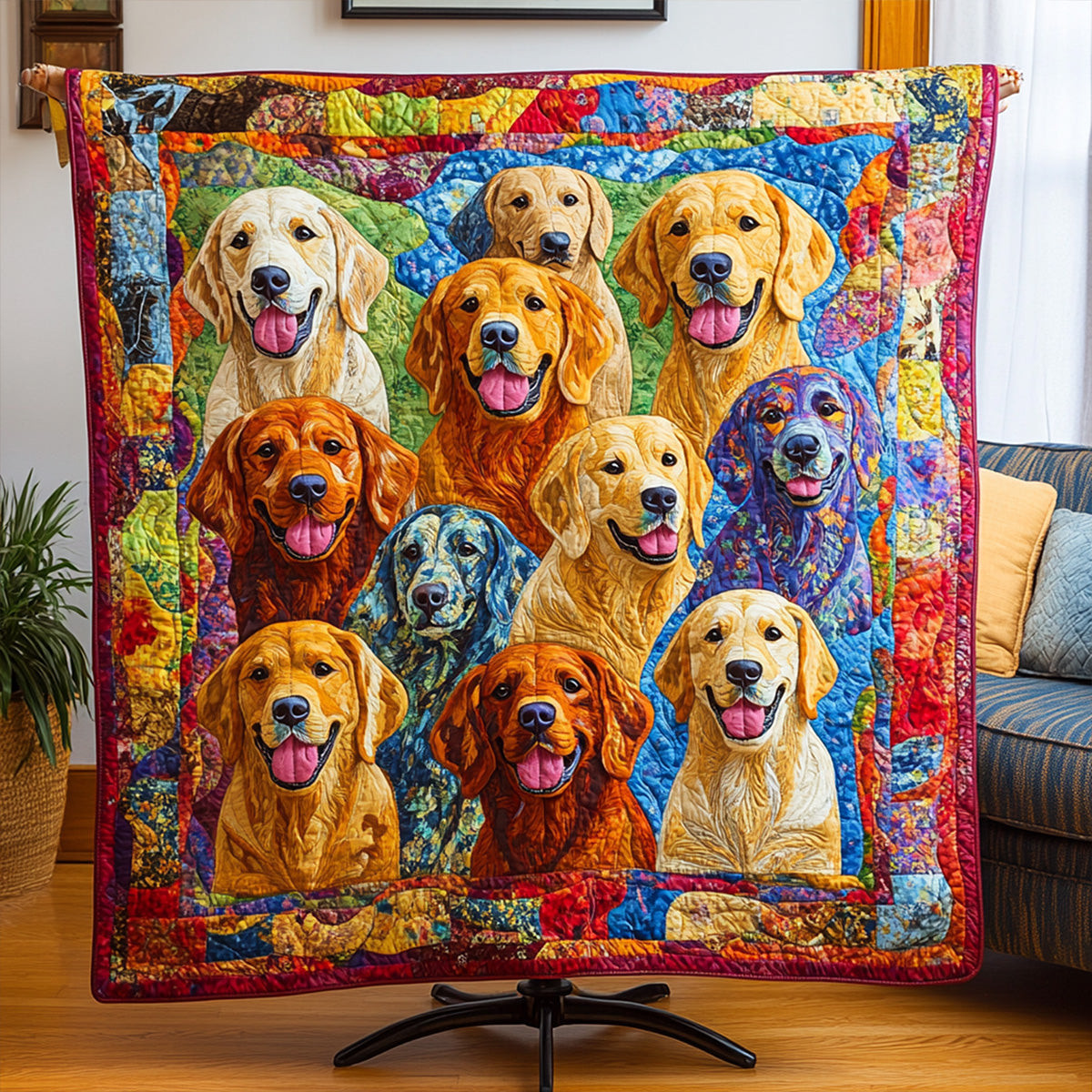 Endless Paws Quilted Blanket Best Gifts For Golden Retriever Owners Endless Paws Quilted Blanket Best Gifts For Golden Retriever Owners