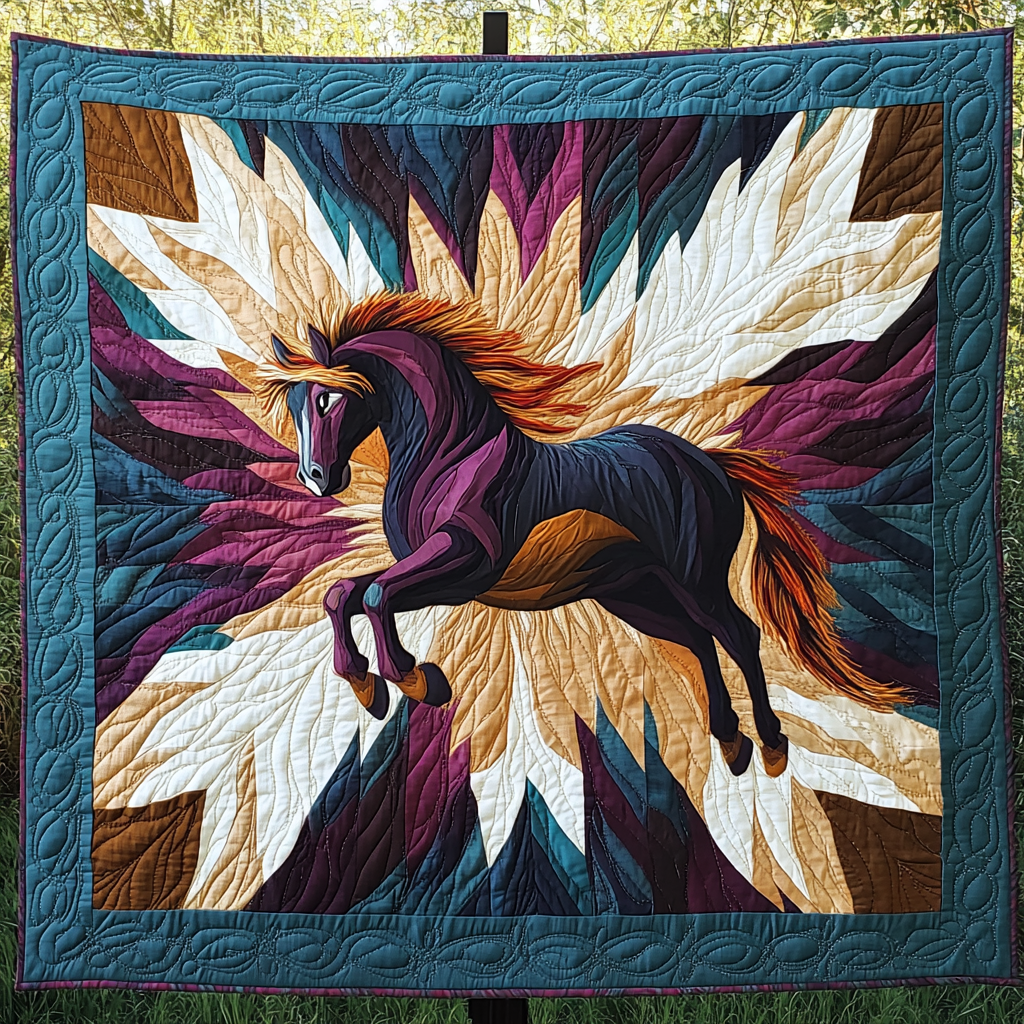 Equestrian Dream Quilted Blanket Gift Ideas For Horse Lovers Equestrian Dream Quilted Blanket Gift Ideas For Horse Lovers