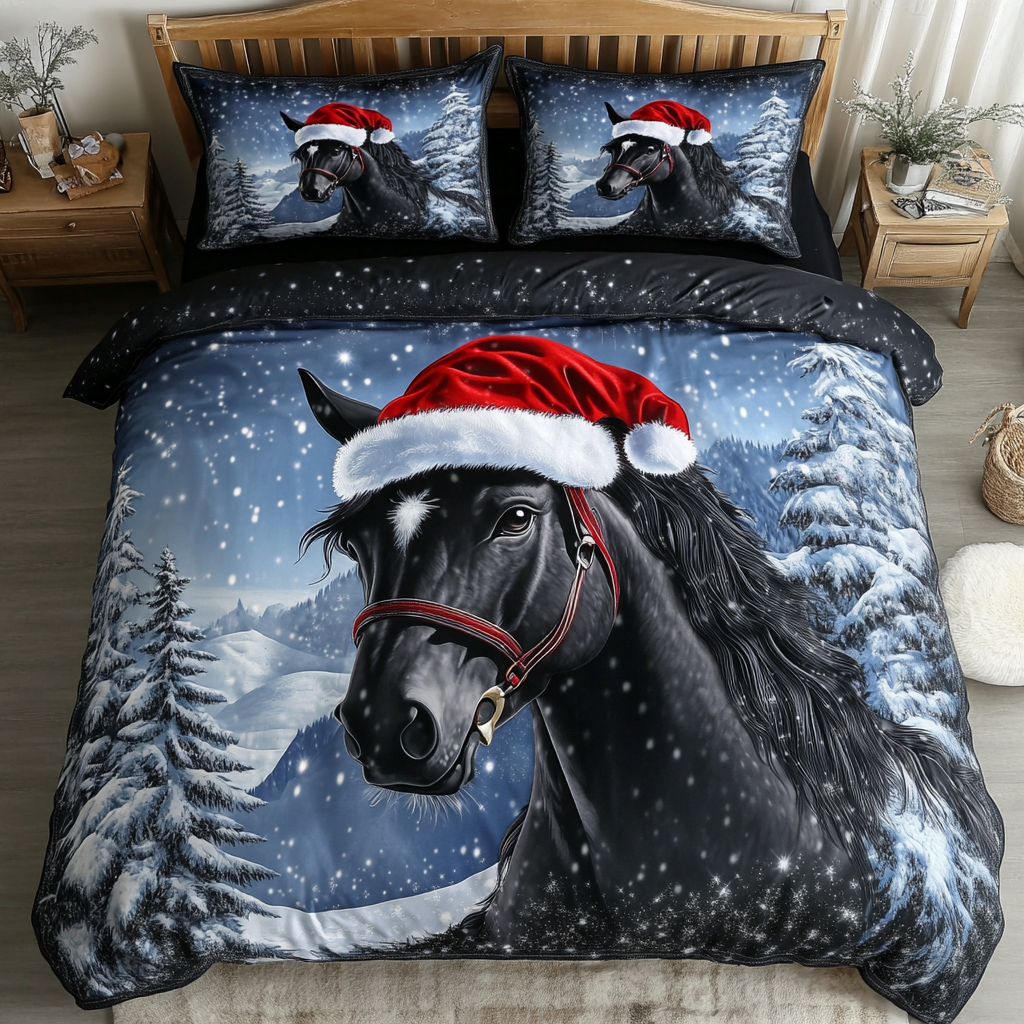 Equestrian Grace Quilted Bedding Set Gift Ideas For Horse Lovers Equestrian Grace Quilted Bedding Set Gift Ideas For Horse Lovers